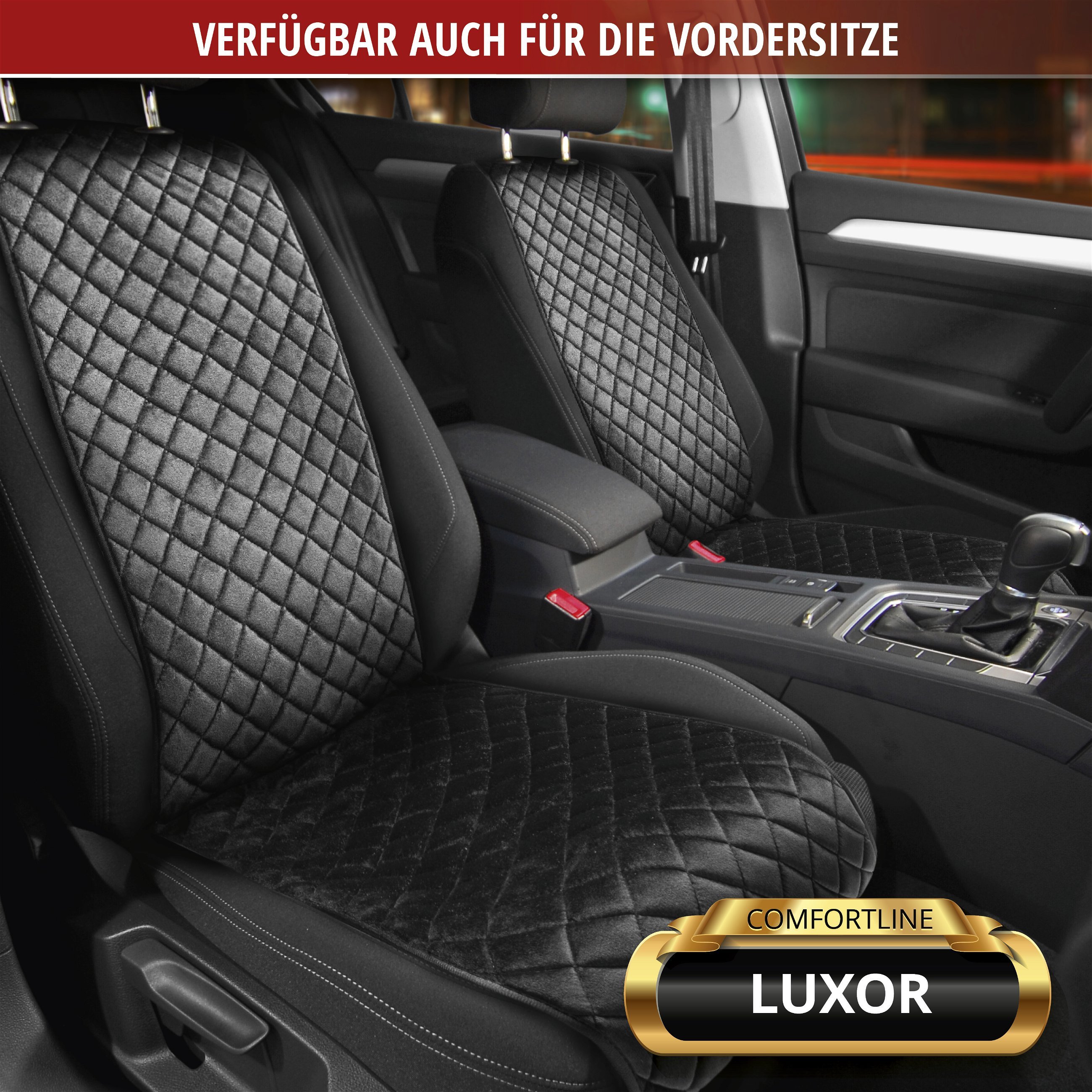 PKW-Sitzaufleger Comfortline Luxor inkl. Anti-Rutsch-Beschichtung, Auto- Sitzauflage für 1 Vordersitz, Sitzauflagen, Sitzbezüge und Sitzauflagen  für PKWs, Autositzbezüge & Auflagen