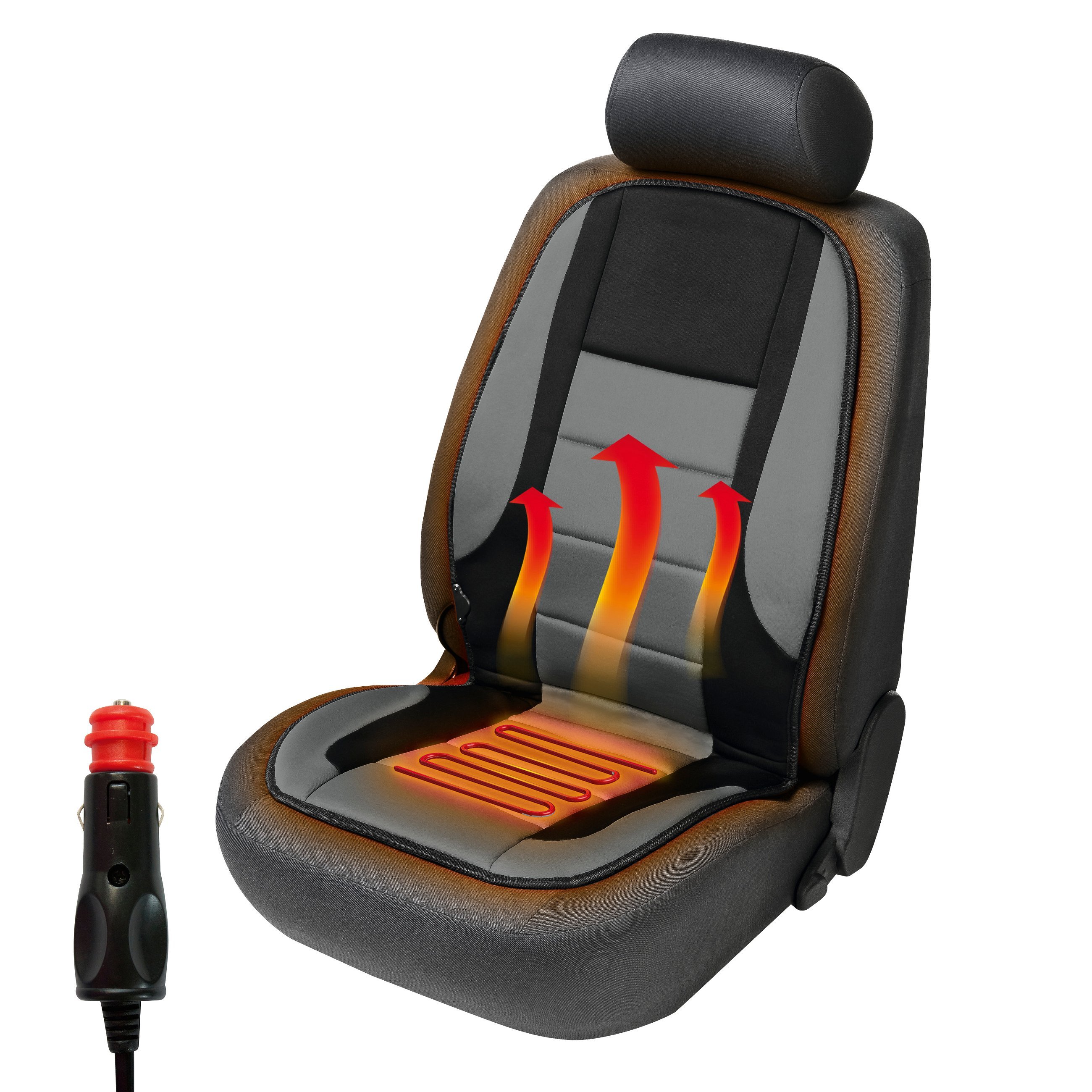 seggiolino auto riscaldamento pad riscaldamento sedile Hot Stuff nero/grigio