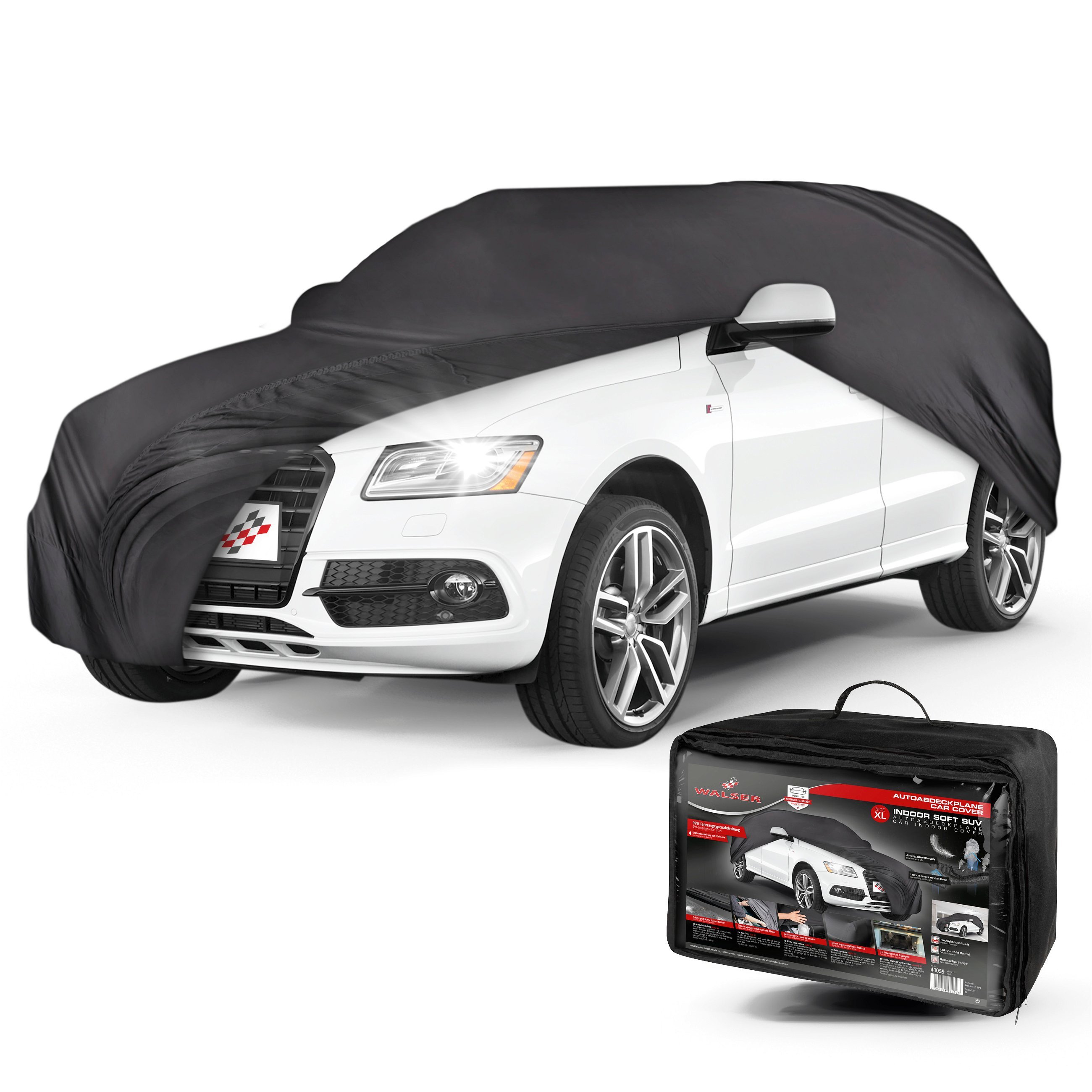 Car tarpaulin Indoor Soft SUV size XL black