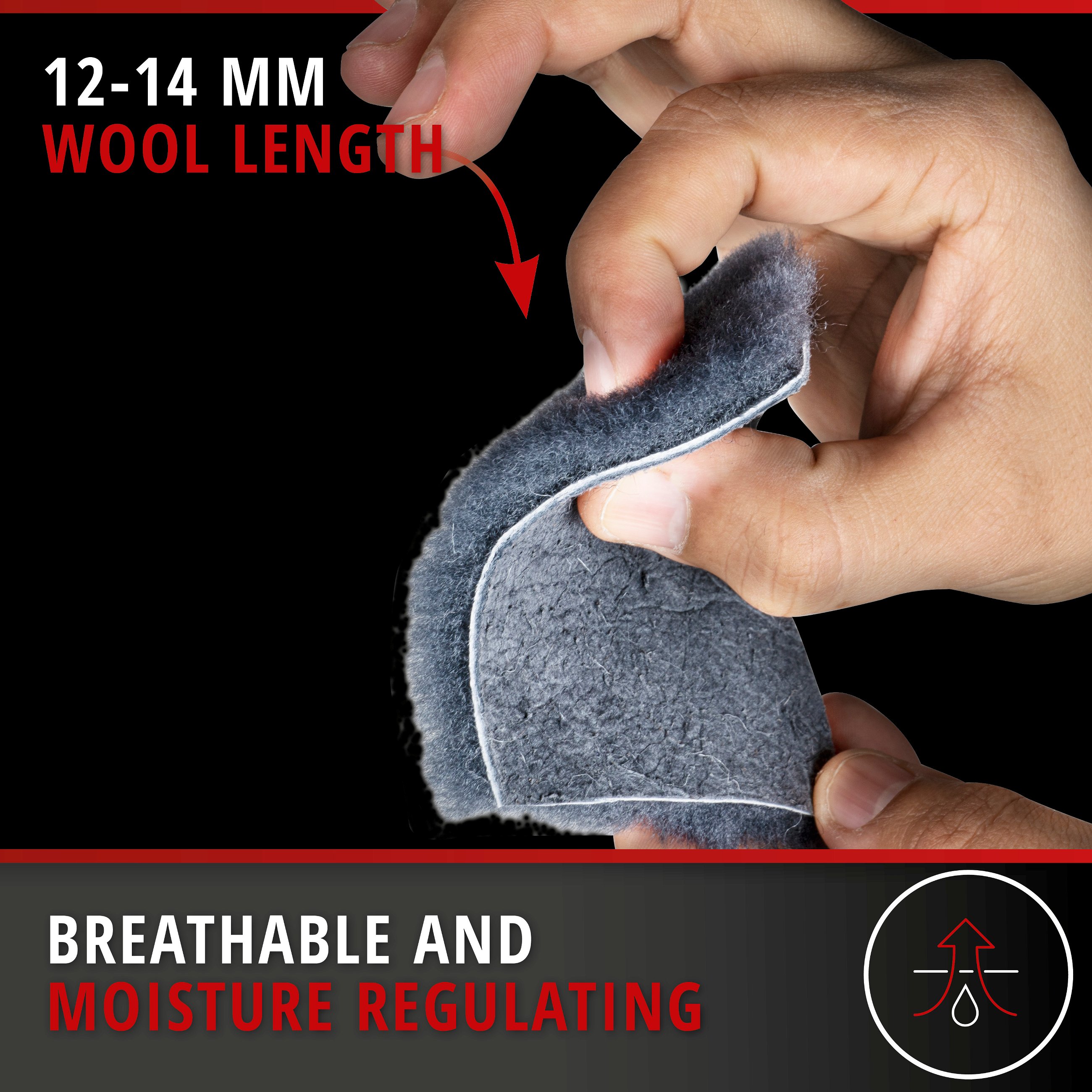 Lambskin steering wheel cover - Steering wheel cover in anthracite