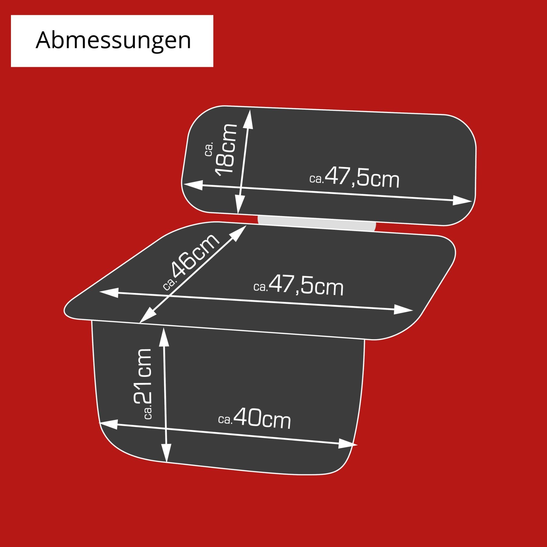 Kindersitzunterlage George Premium, Auto-Schutzunterlage, Sitzschoner Kindersitz schwarz