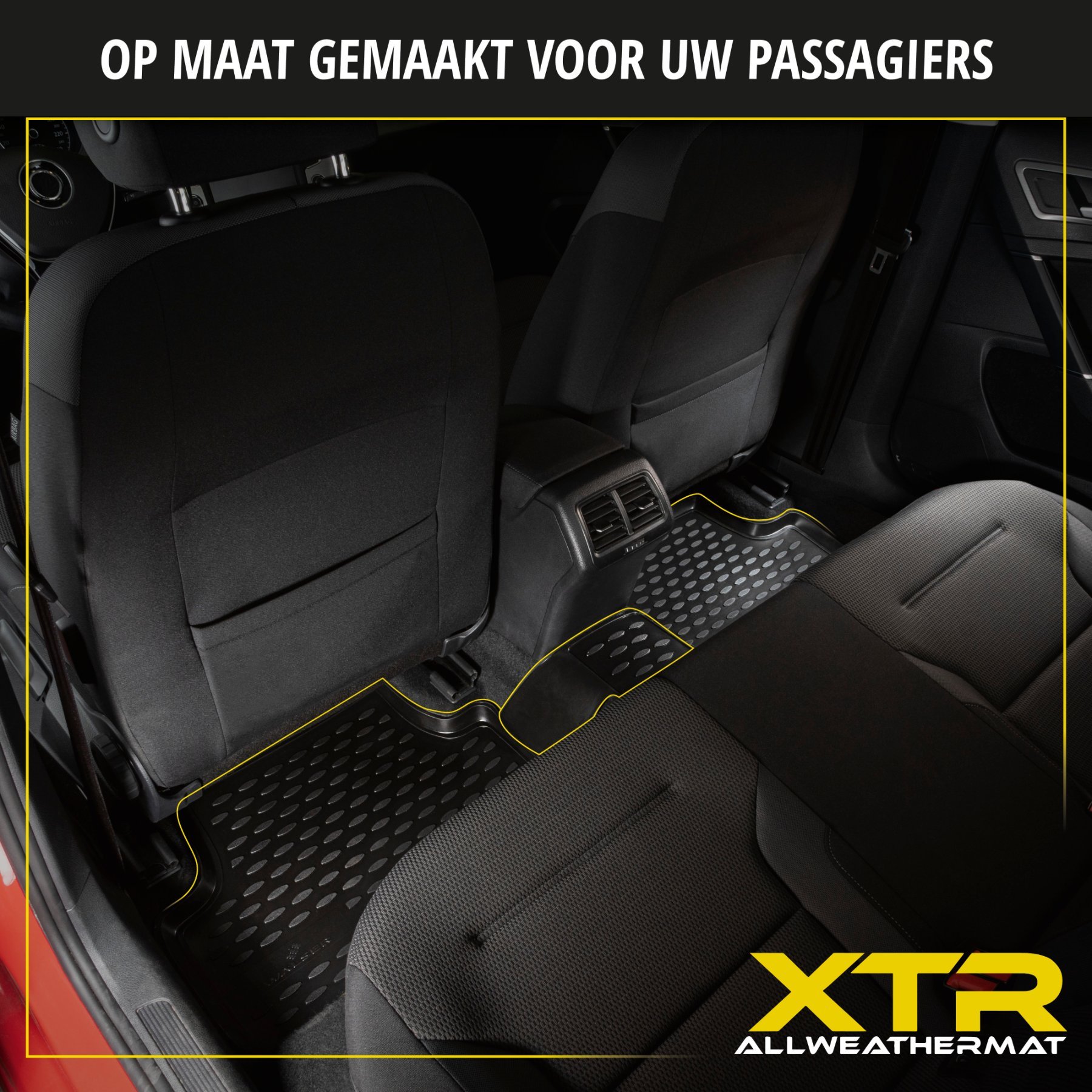 Rubberen Voetmatten XTR geschikt voor Hyundai Ioniq 03/2016-Vandaag, Hybrid/Plug-In-Hybrid