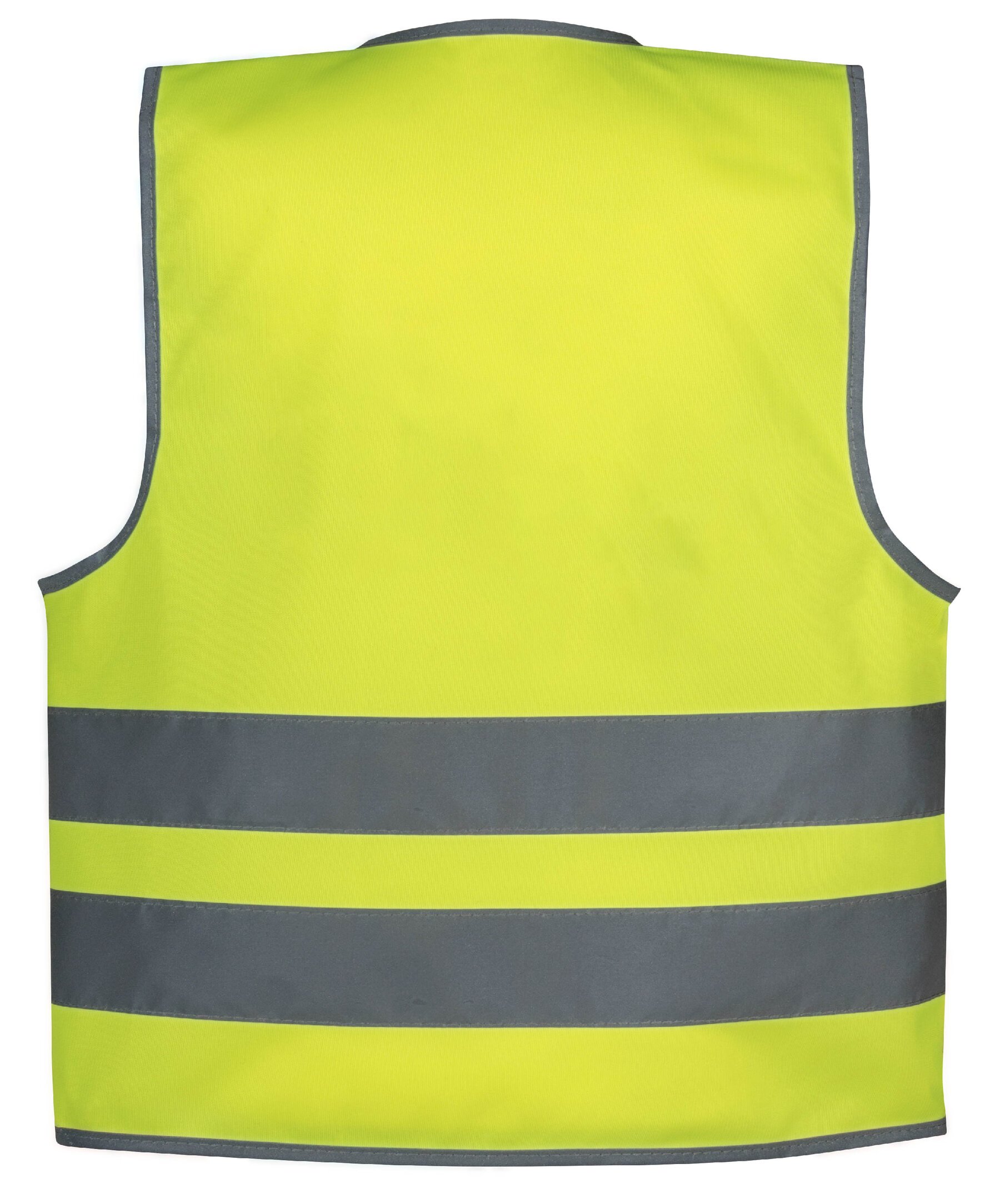 Safety Maker Veiligheidsvest voor kinderen, hoge zichtbaarheidsvest, reflecterend vest, reflecterend voor 7-14 jaar, geel