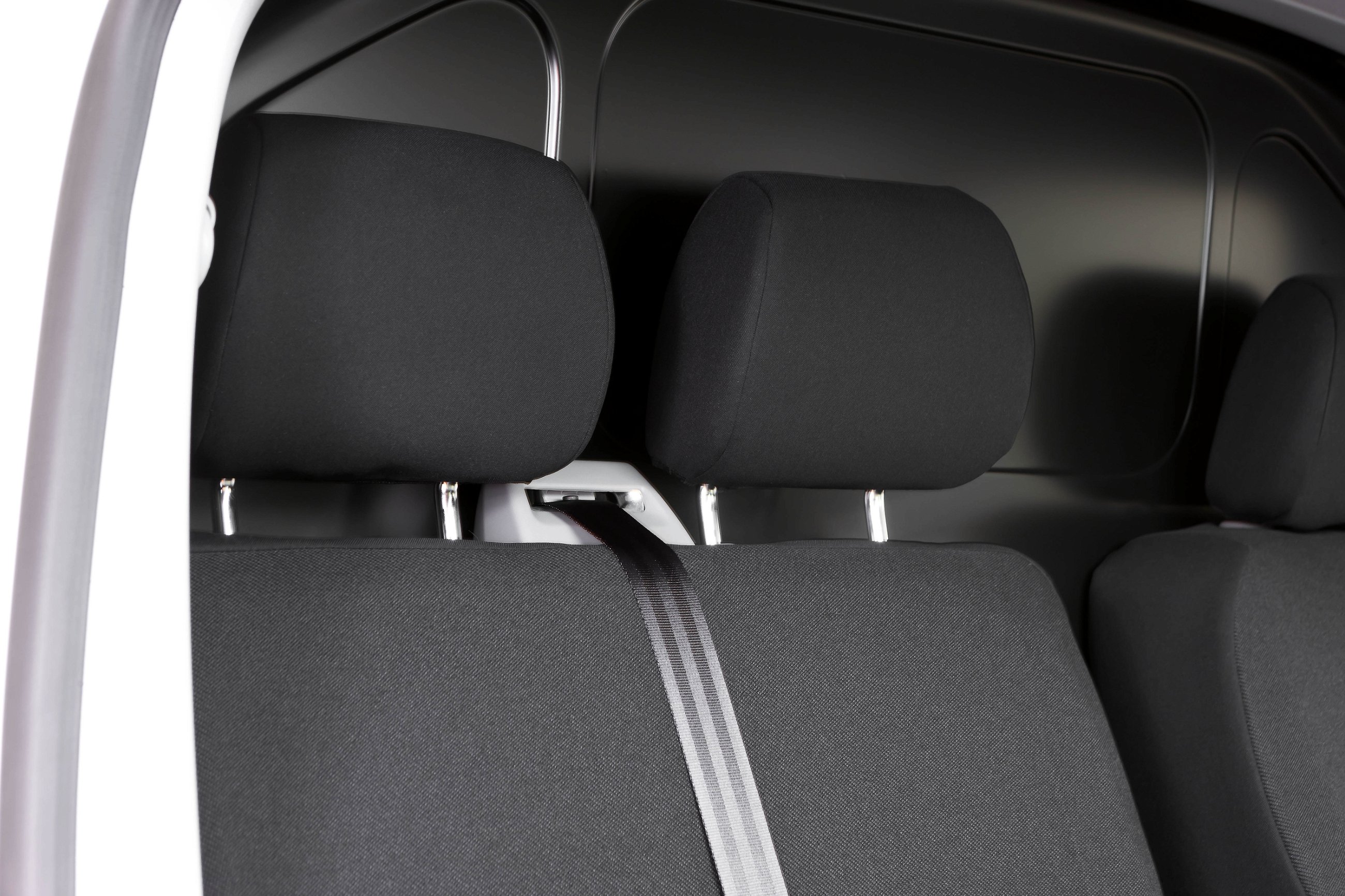 Passform Sitzbezug aus Stoff kompatibel mit VW T5, Doppelbank vorne klappbar