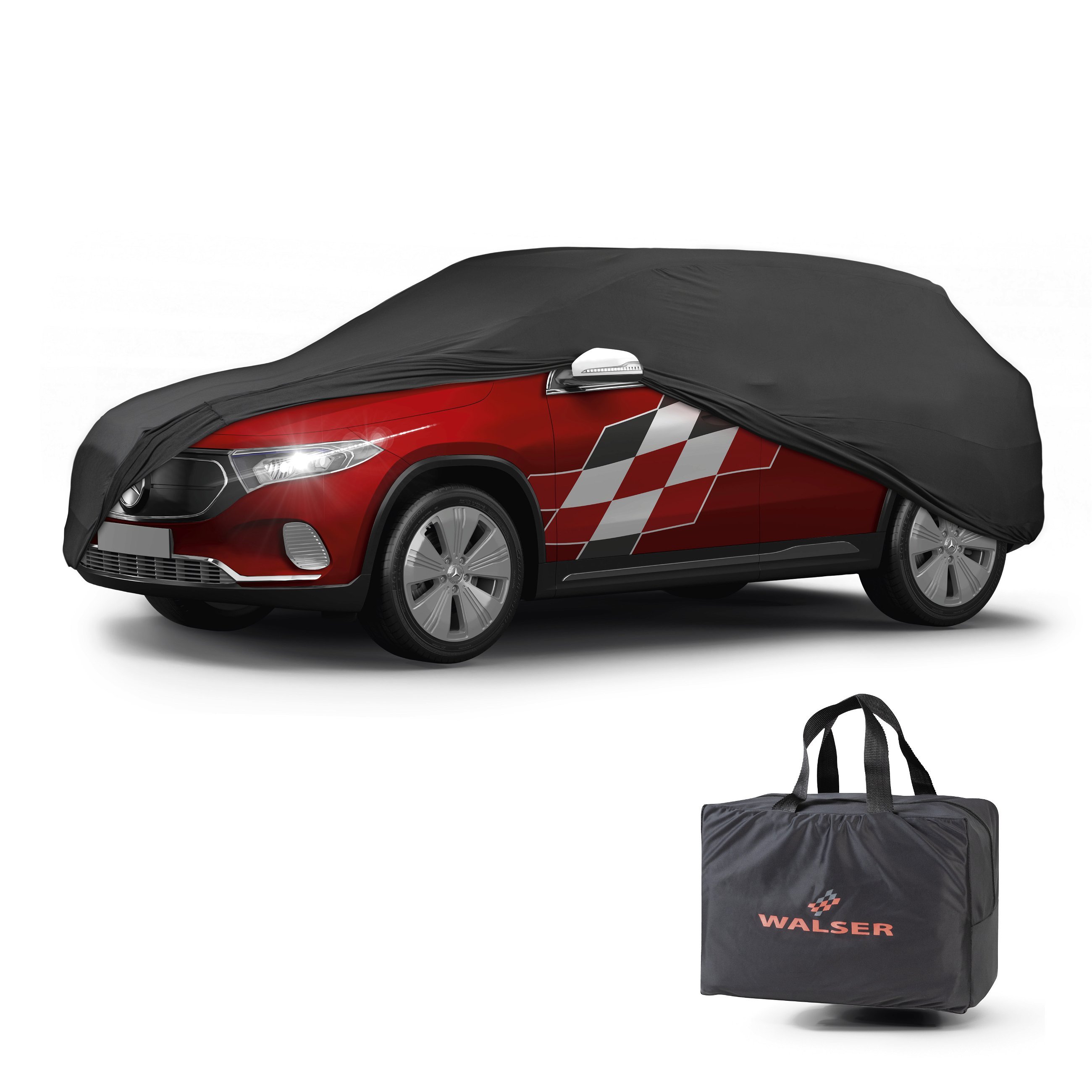 Overtrek Indoor Stretch Plus SUV sitze M zwart
