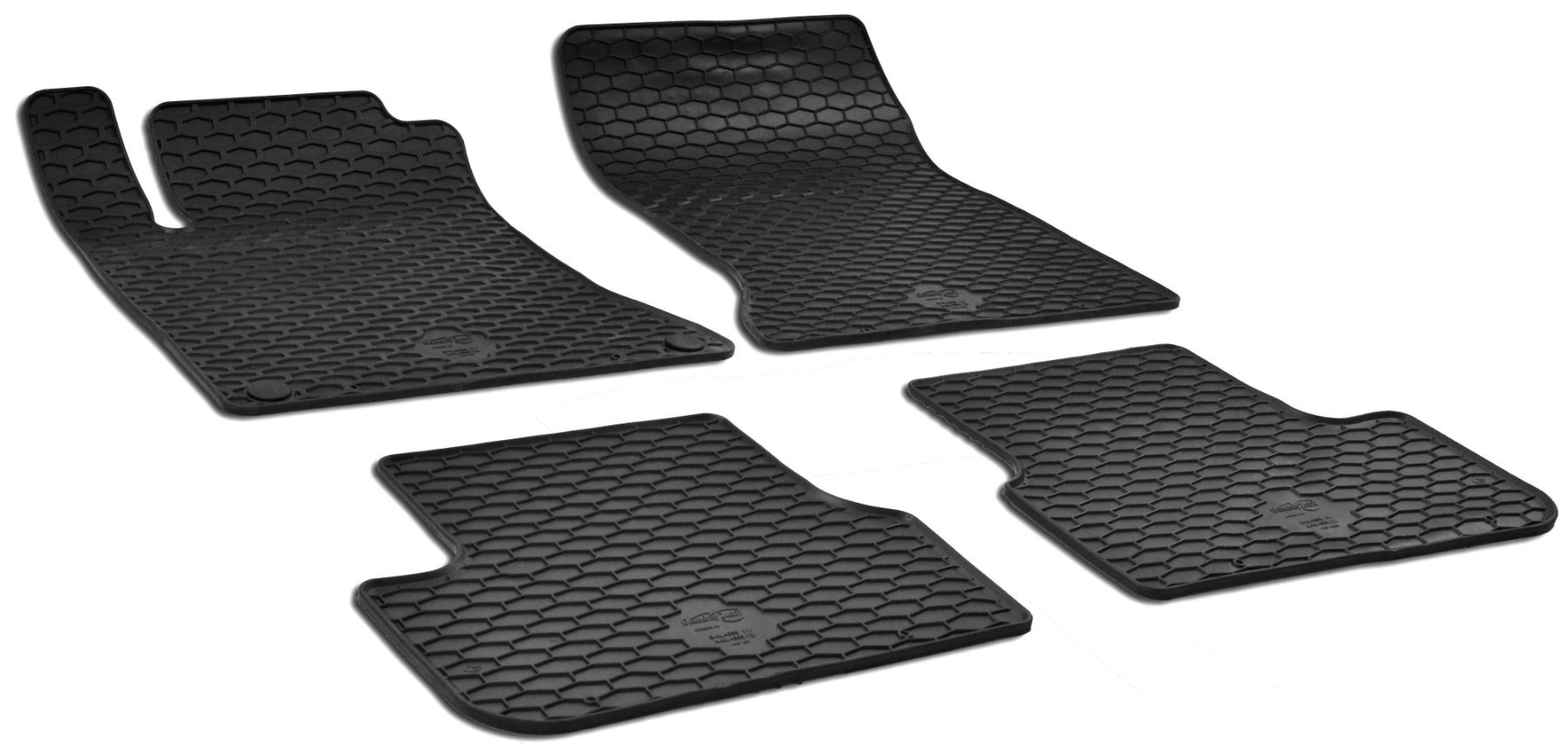 RubberLine rubberen voetmatten geschikt voor Mercedes-Benz CLA Coupe, GLA-Klasse, A-Klasse, B-Klasse