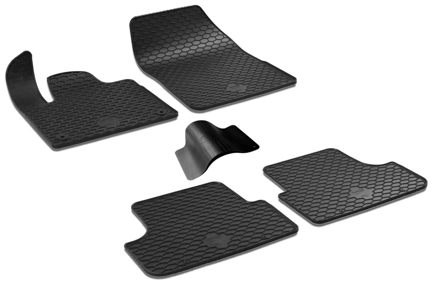 Rubber mats RubberLine for Opel Grandland X (A18) 2017-Today, Peugeot 3008 SUV 2016-Today, Citroen C5 Aircross 2018-Today