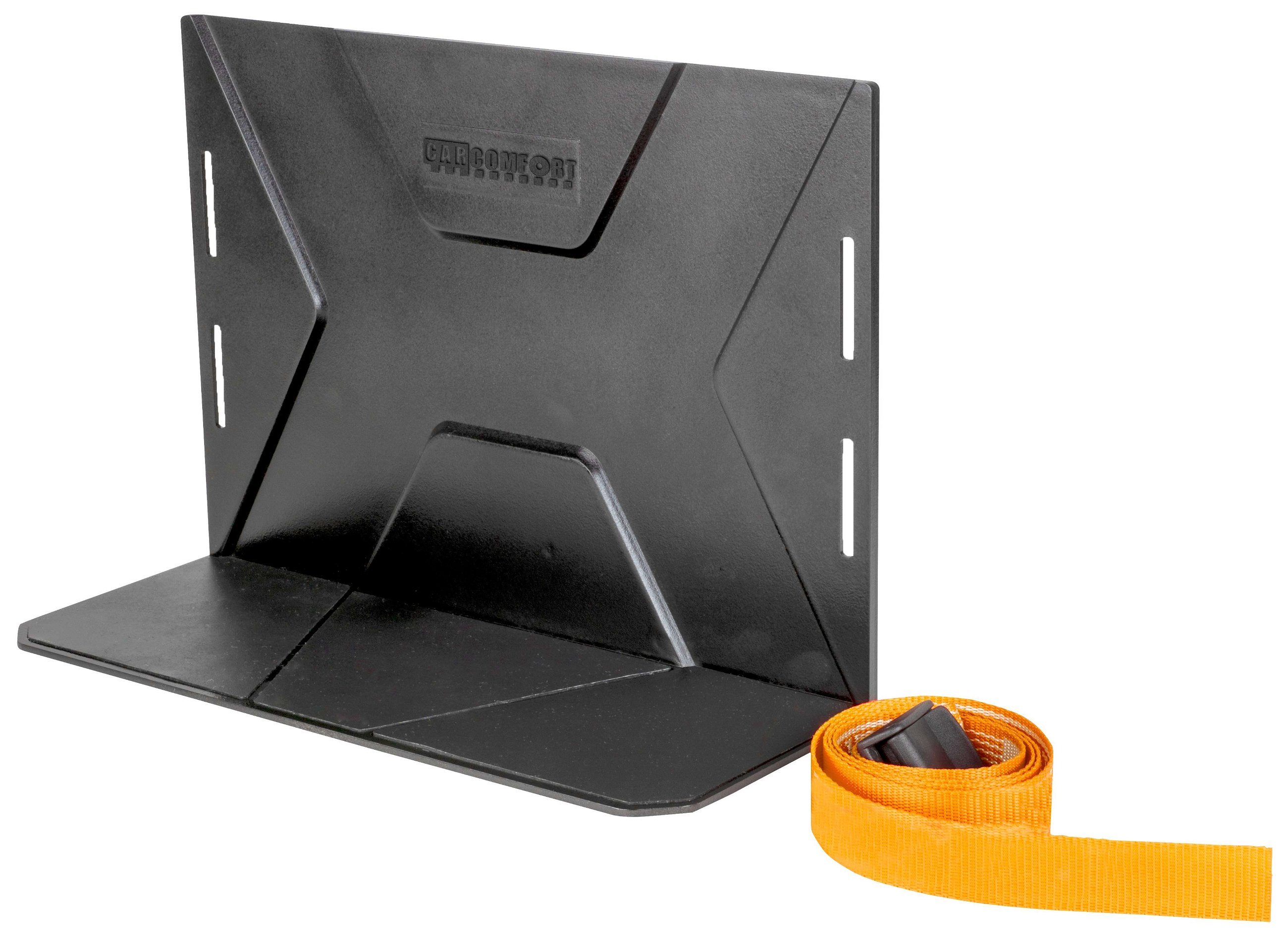 Kofferraum Ordnungshelfer FastFix L, Ladungshilfe mit Gurt schwarz/orange