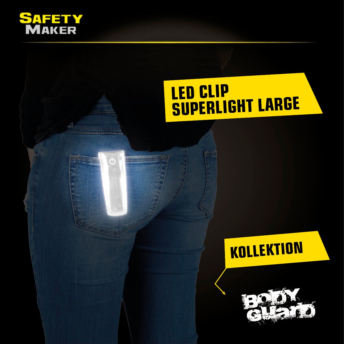 Multilight XL, LED-Clip silber