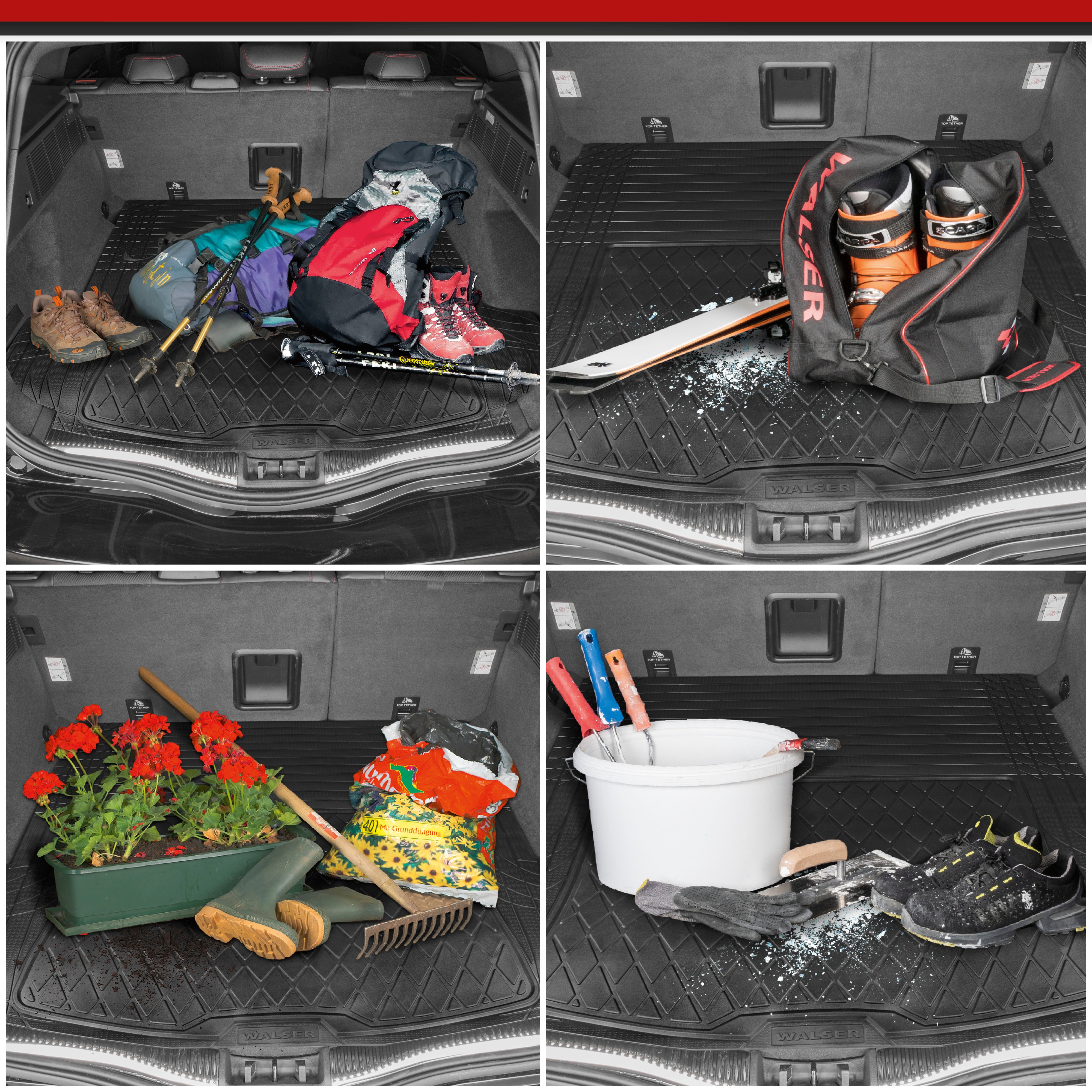 Boot tray Safeguard size L - 130x120cm