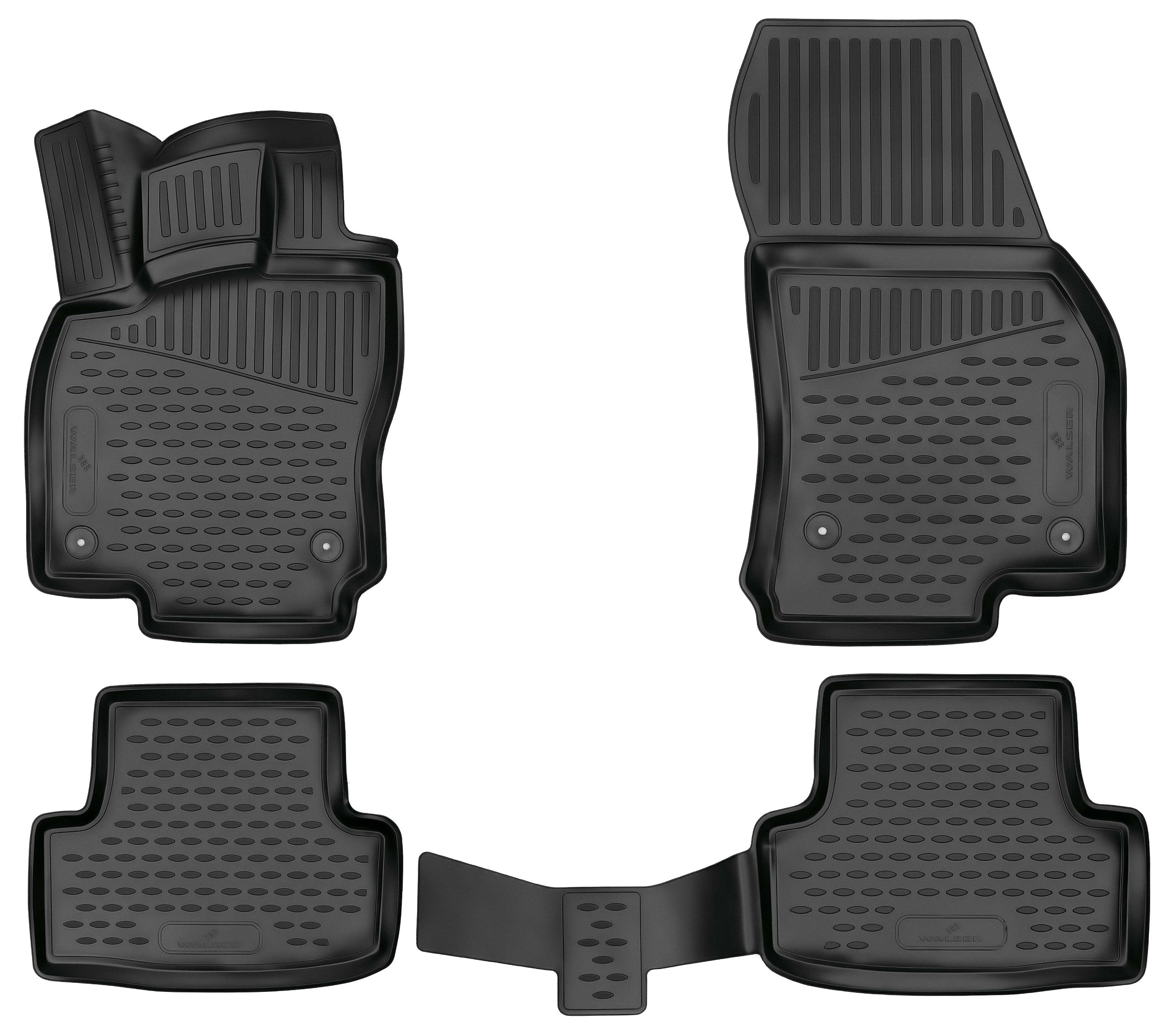 Tapis en caoutchouc XTR pour Skoda Karoq 2017-Auj.