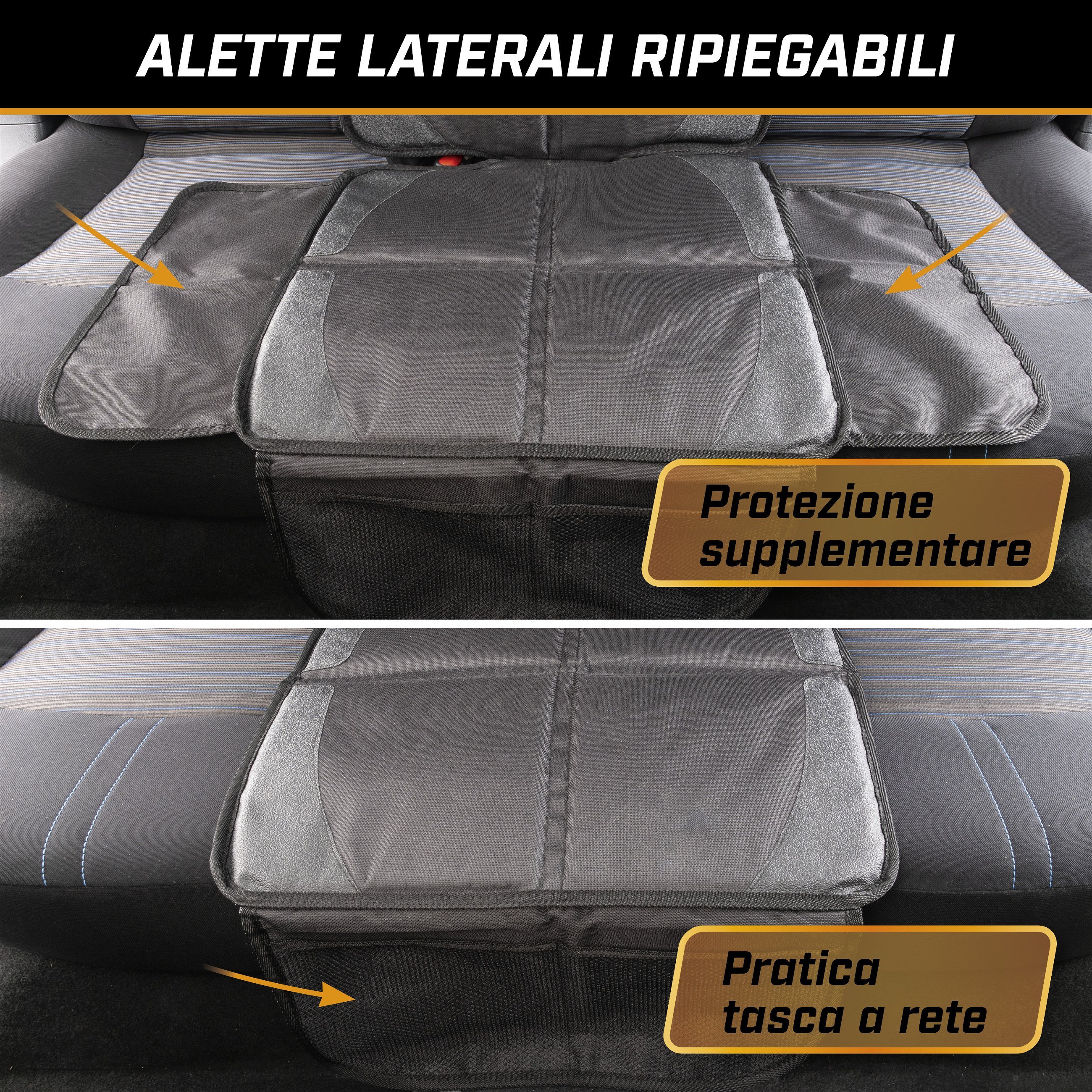 Cuscino per seggiolino Protect XL, cuscinetto protettivo per bambini nero