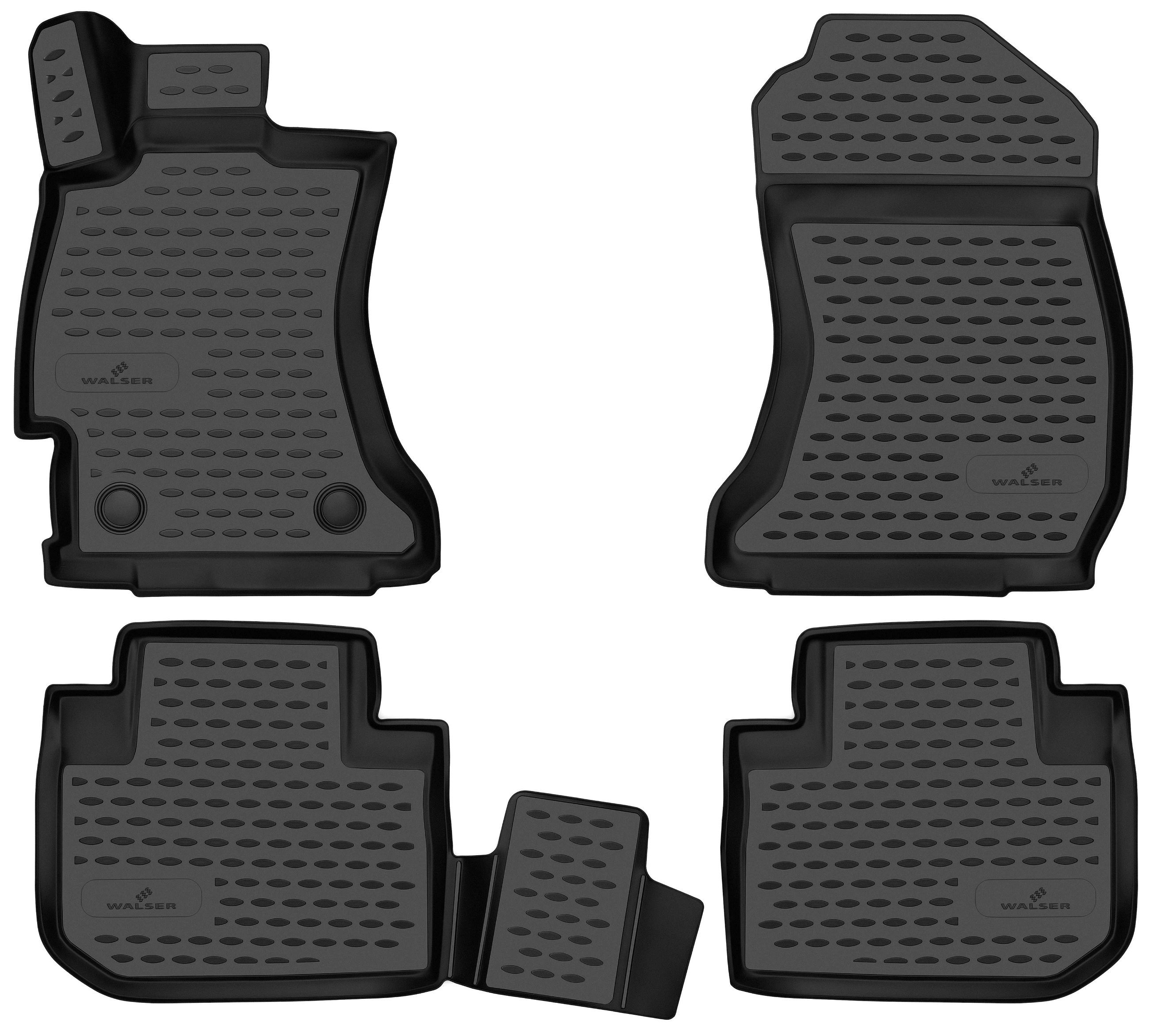 Tappetini in gomma per auto su misura XTR per Subaru Forester 11/2012 - 2019