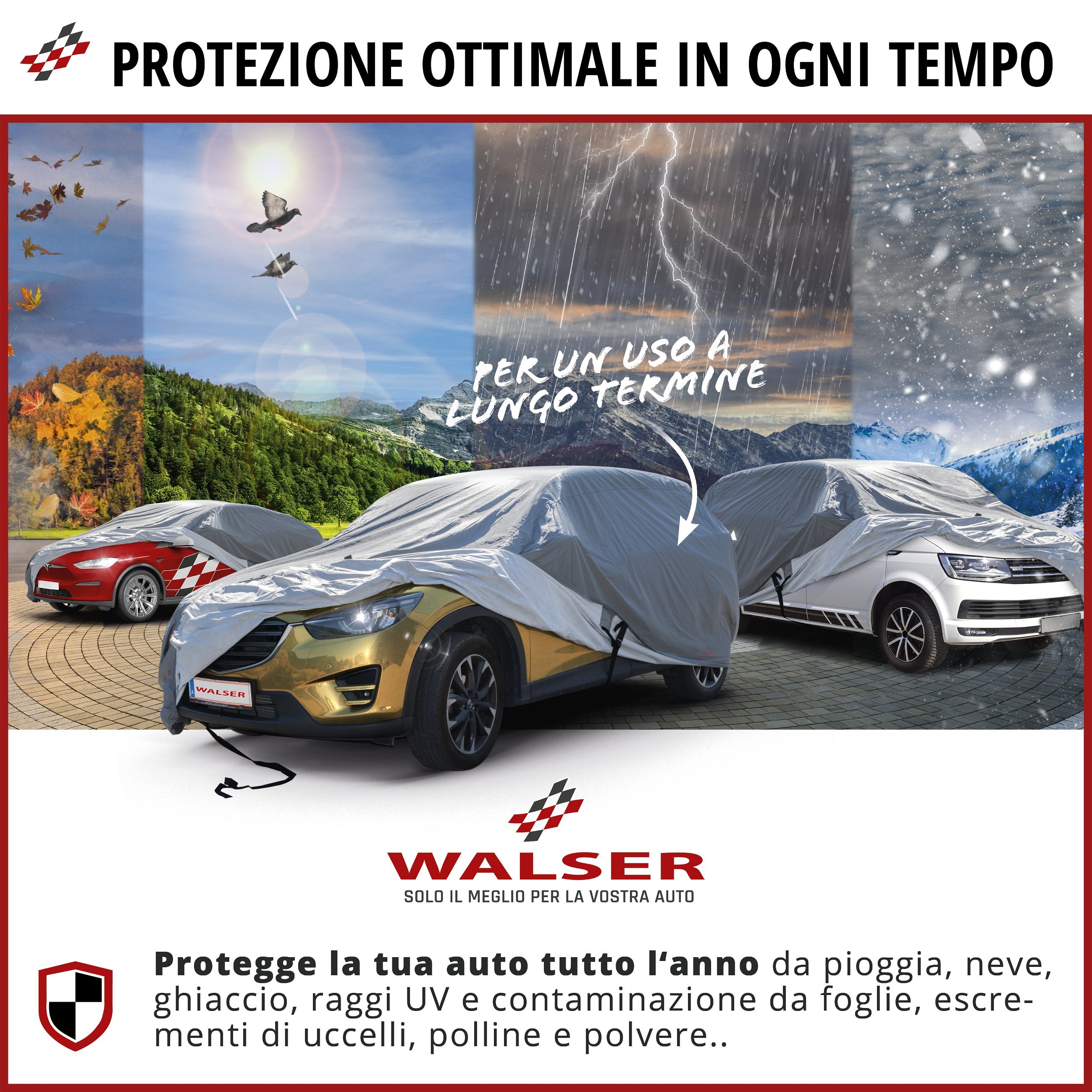 Telone protettivo All Weather Plus SUV dimensione XL grigio