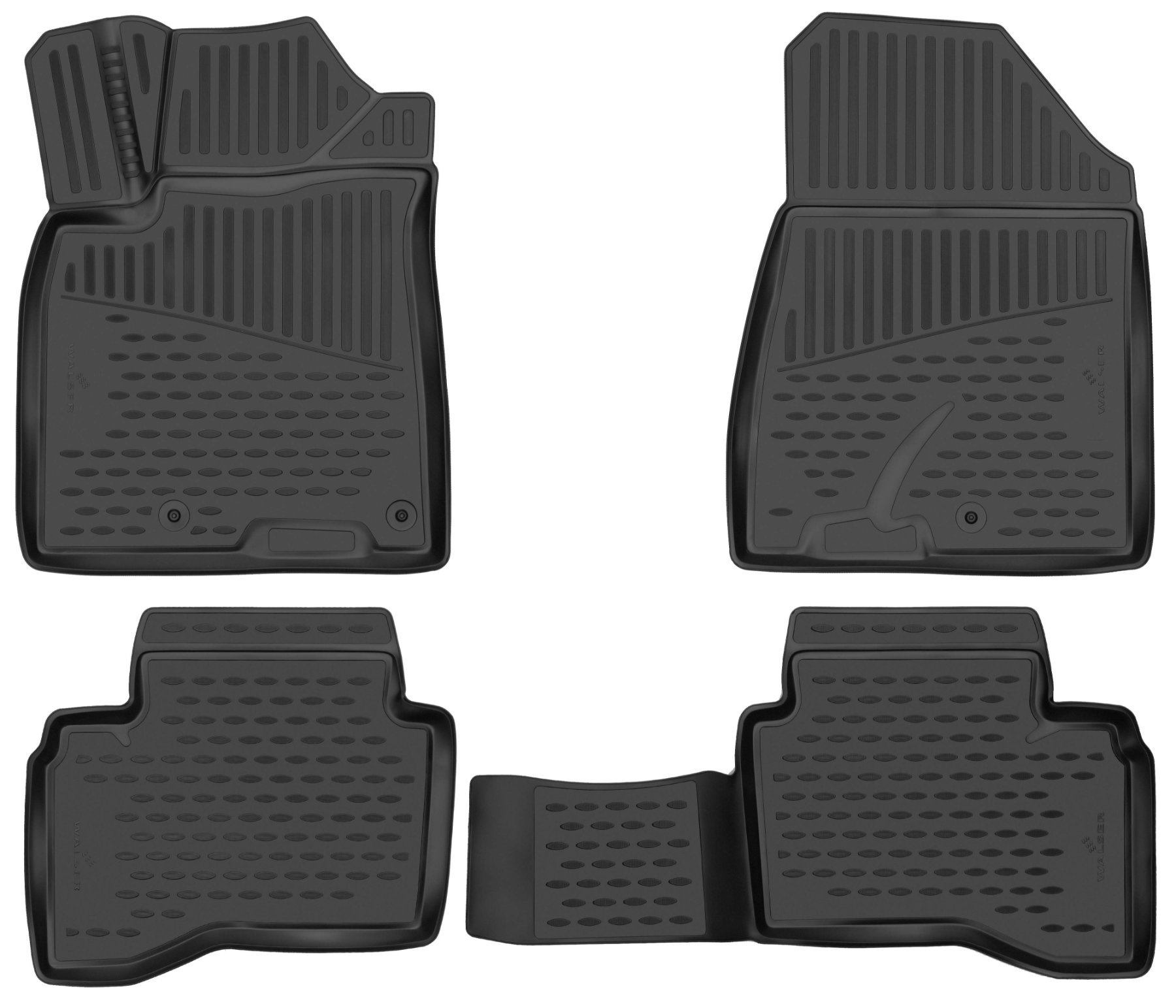 Tapis en caoutchouc XTR pour KIA Niro (DE) 09/2016-08/2022, Hybrid/Plug-In-Hybrid