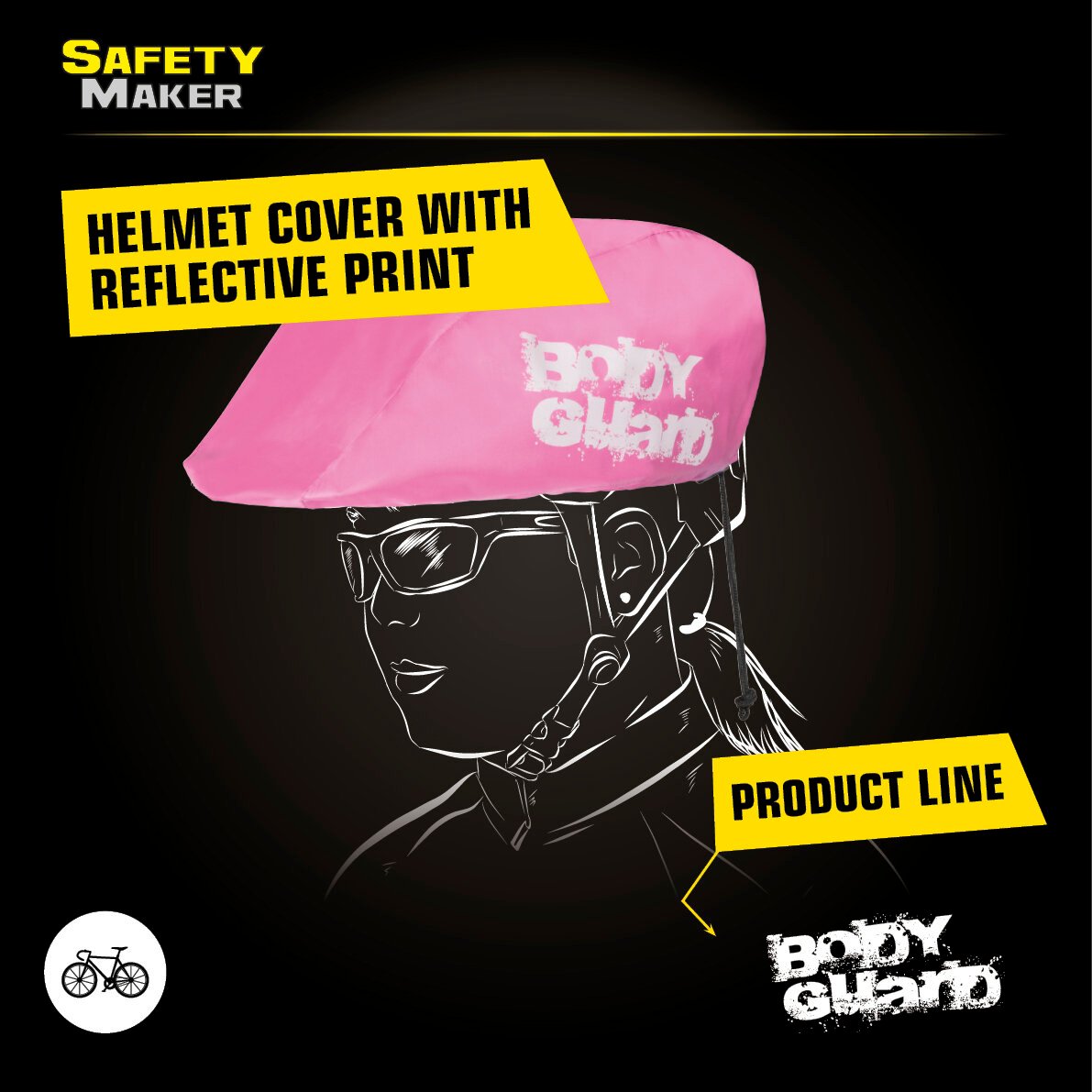 Helmet cover pink