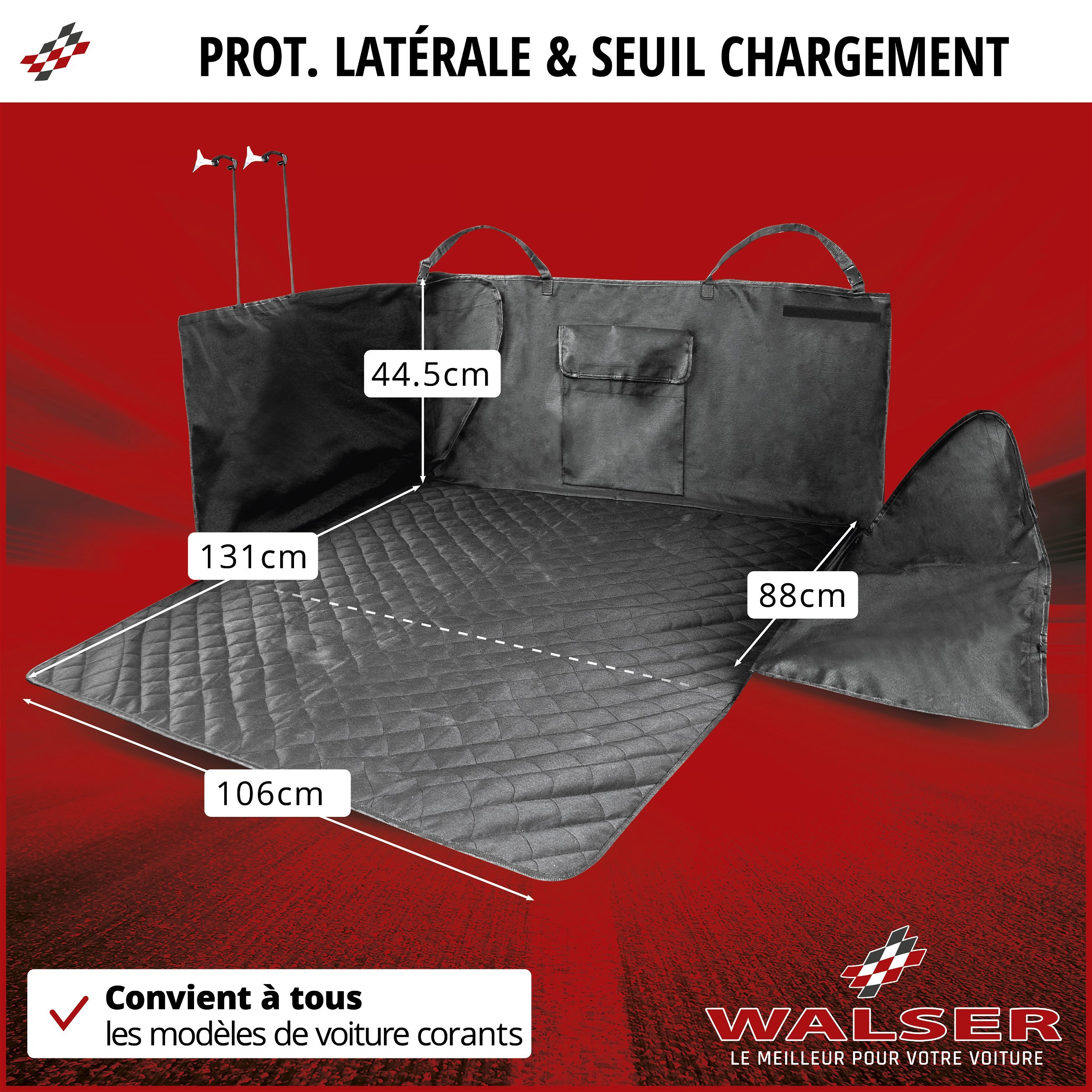 Couverture de coffre pour chien Bello