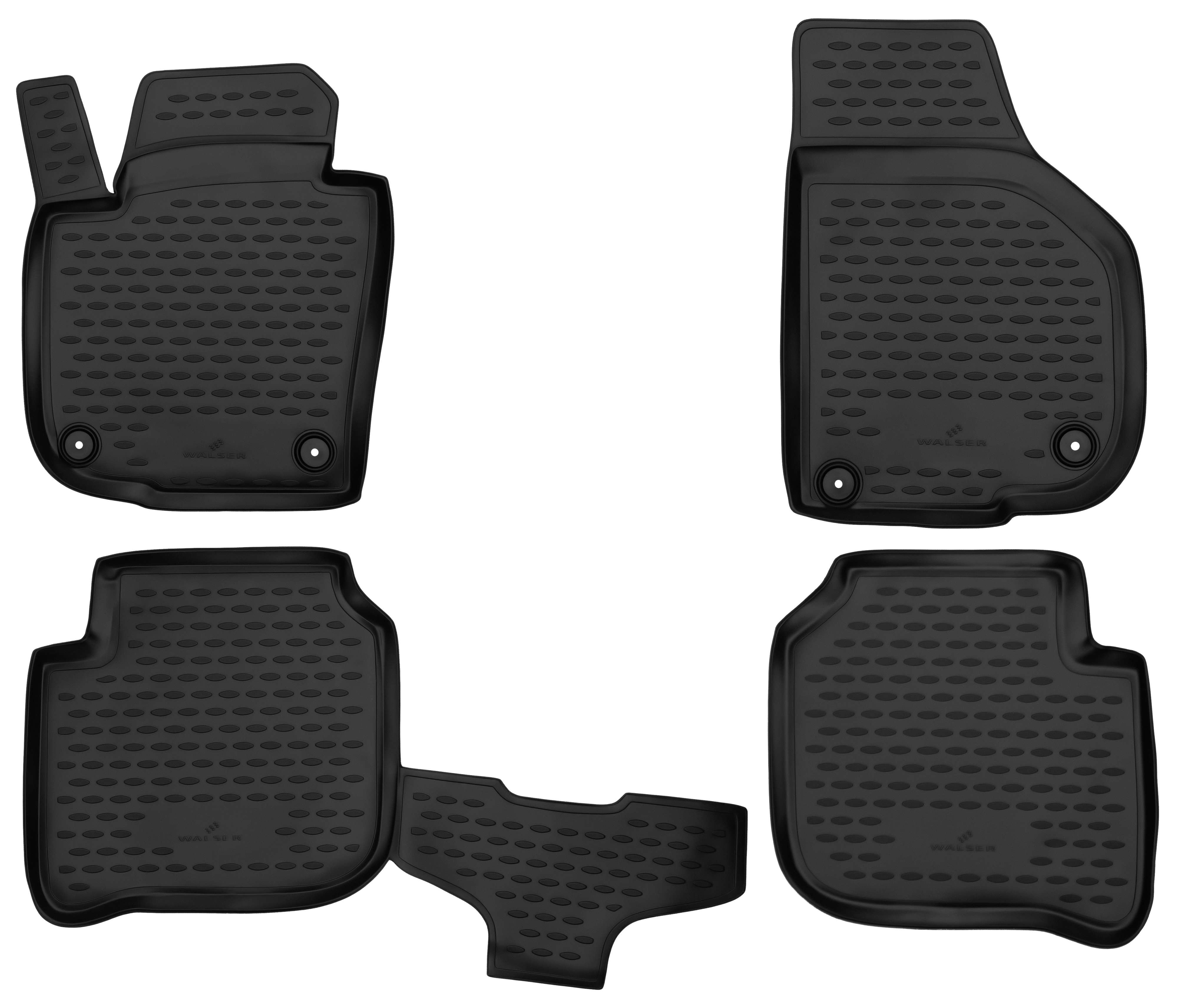 XTR Rubber Mats for Skoda Superb II 03/2008 - 2015, Superb II Wagon 10/2009 - 05/2015