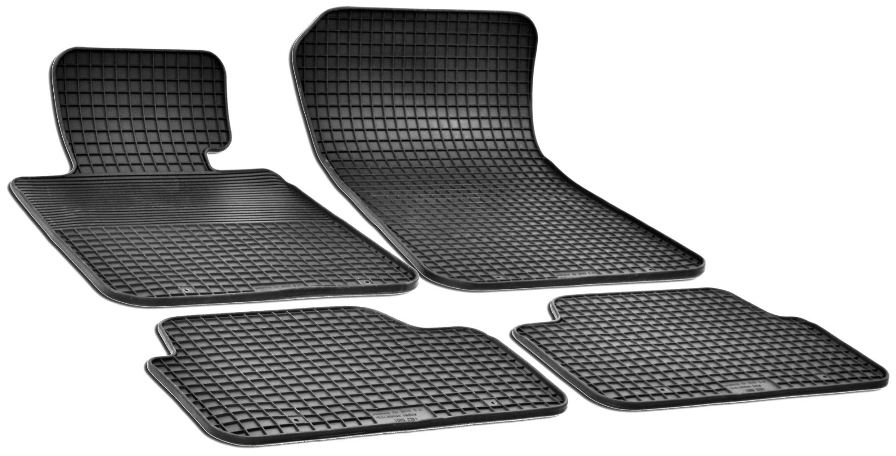 DirtGuard rubberen voetmatten geschikt voor BMW X1 (E84) 03/2009-06/2015, BMW 1 (E87) 02/2003-01/2013