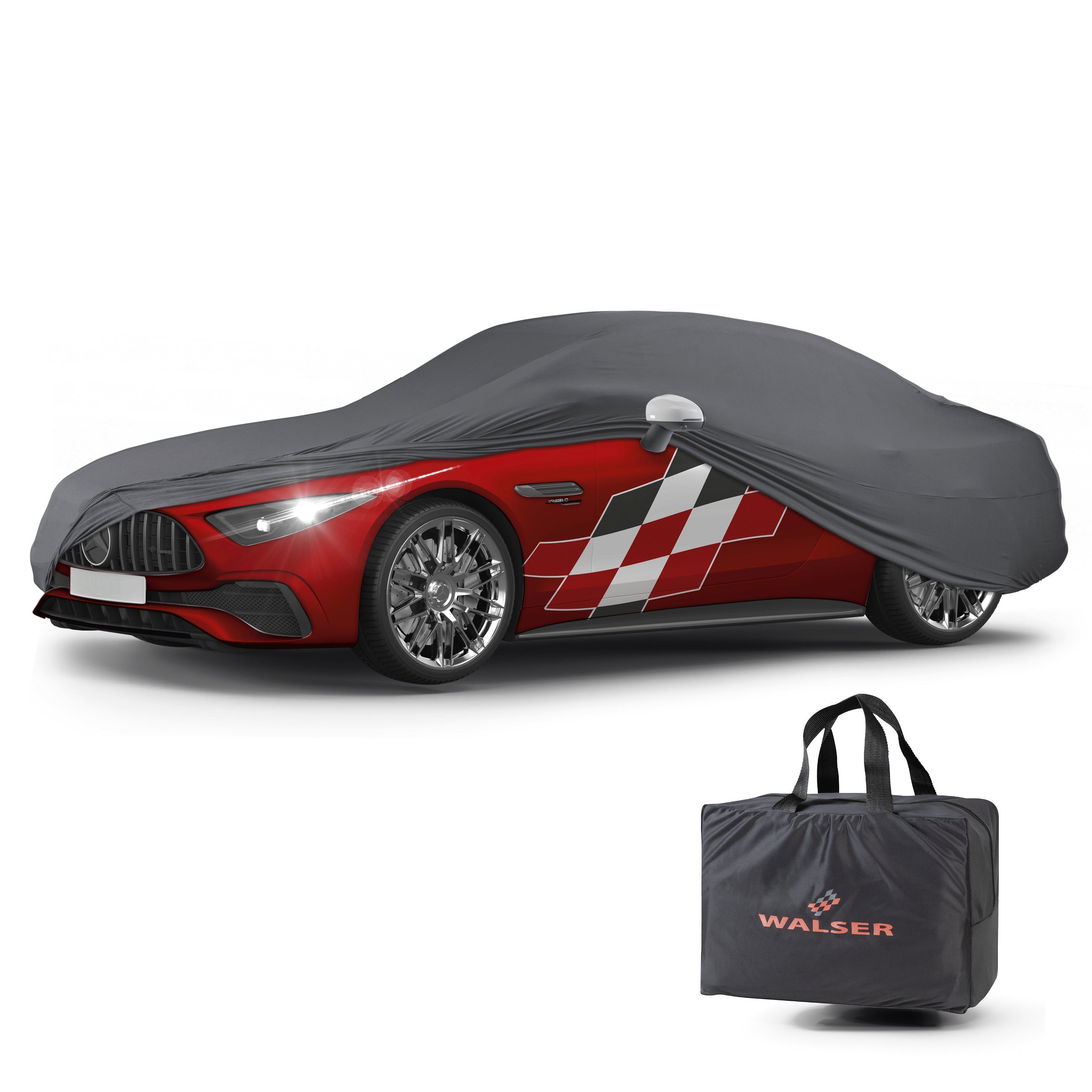 Car cover Indoor Stretch Plus size L anthracite