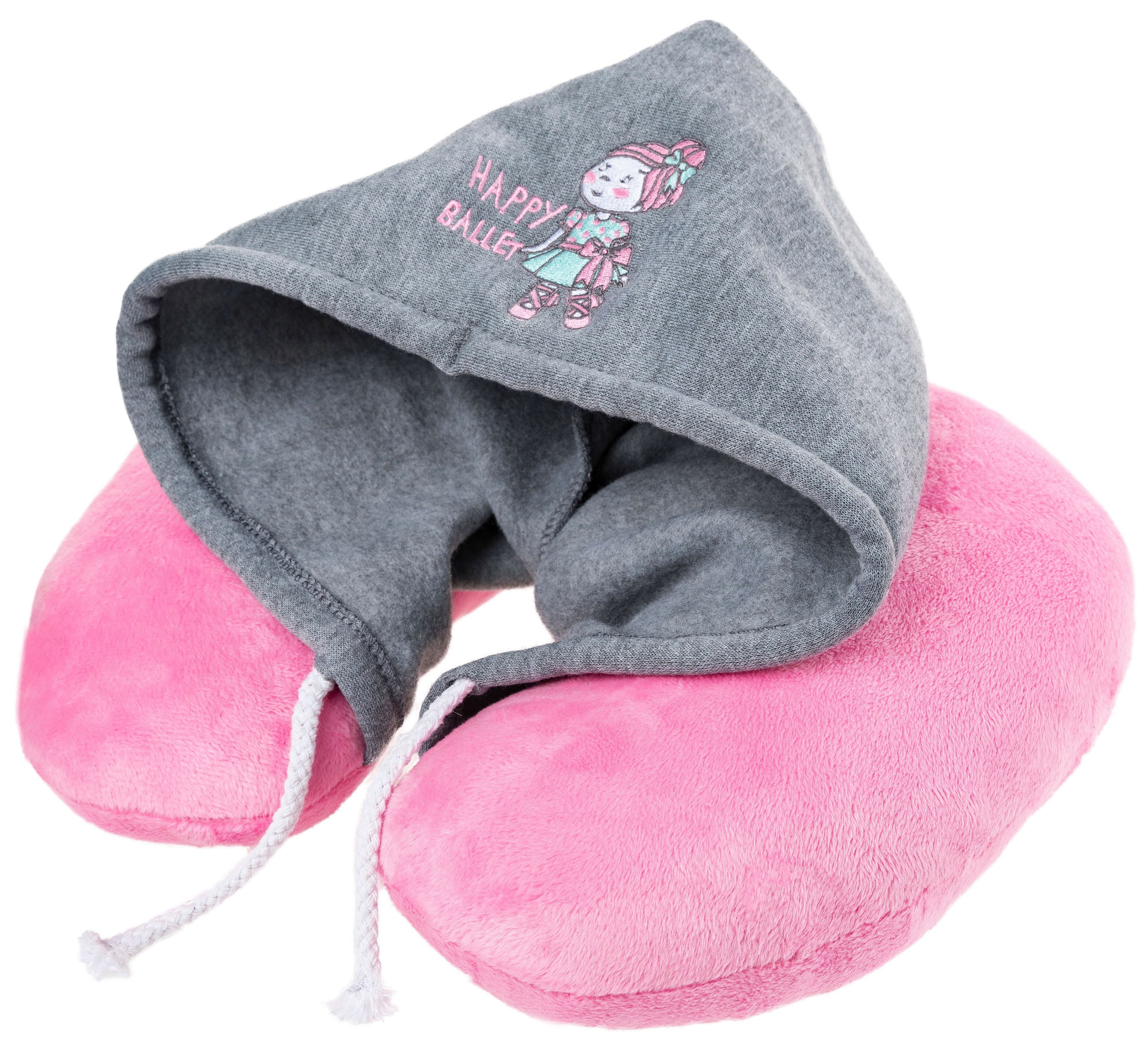 Bolster met kap Balletpop roze