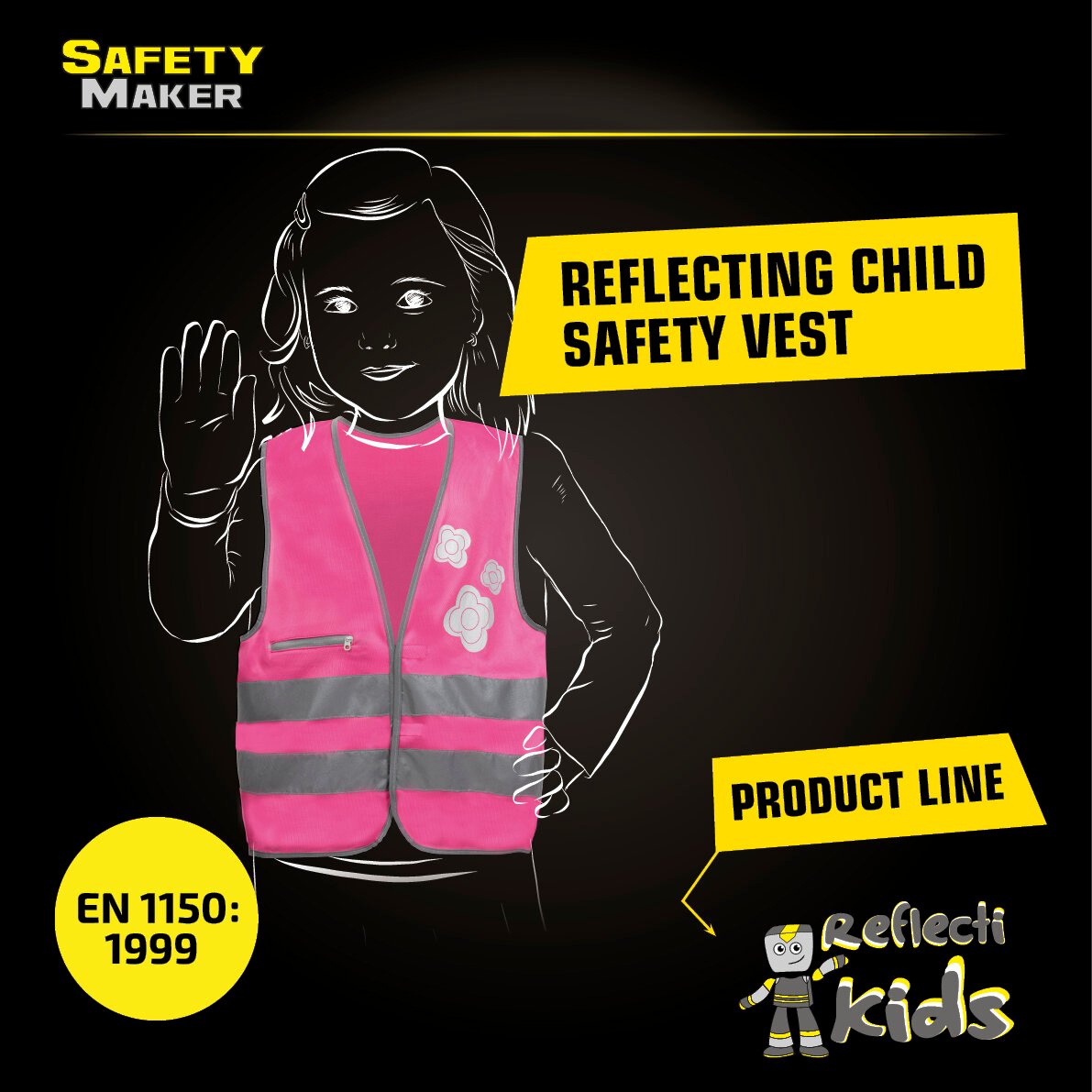 safety vest 3-6 years Ballet Doll