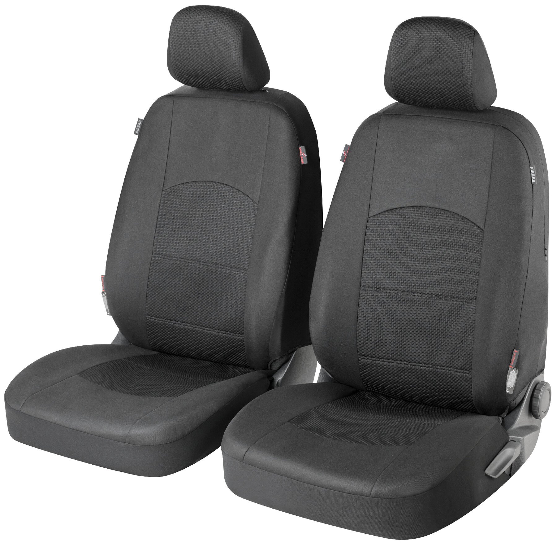 ZIPP-IT Premium Derby Car Seat covers for two front seats with zip system