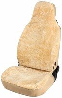 Car Seat cover Zoya made of lambskin beige with ZIPP IT system for highback seat