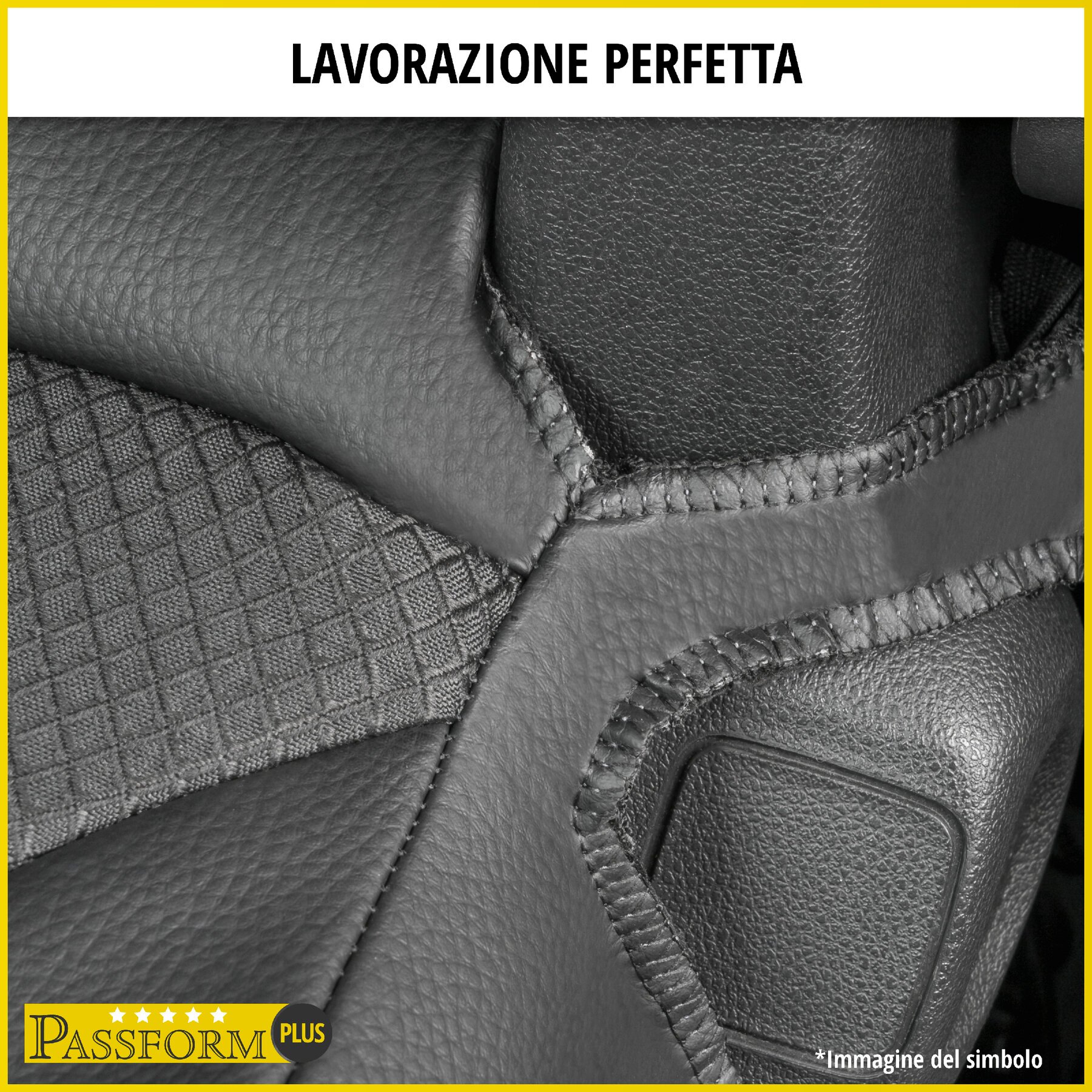 Premium Coprisedili per Fiat Ducato 07/2006-Oggi, 1 coprisedile singolo anteriore + copri bracciolo, 1 doppia copertura della panchina