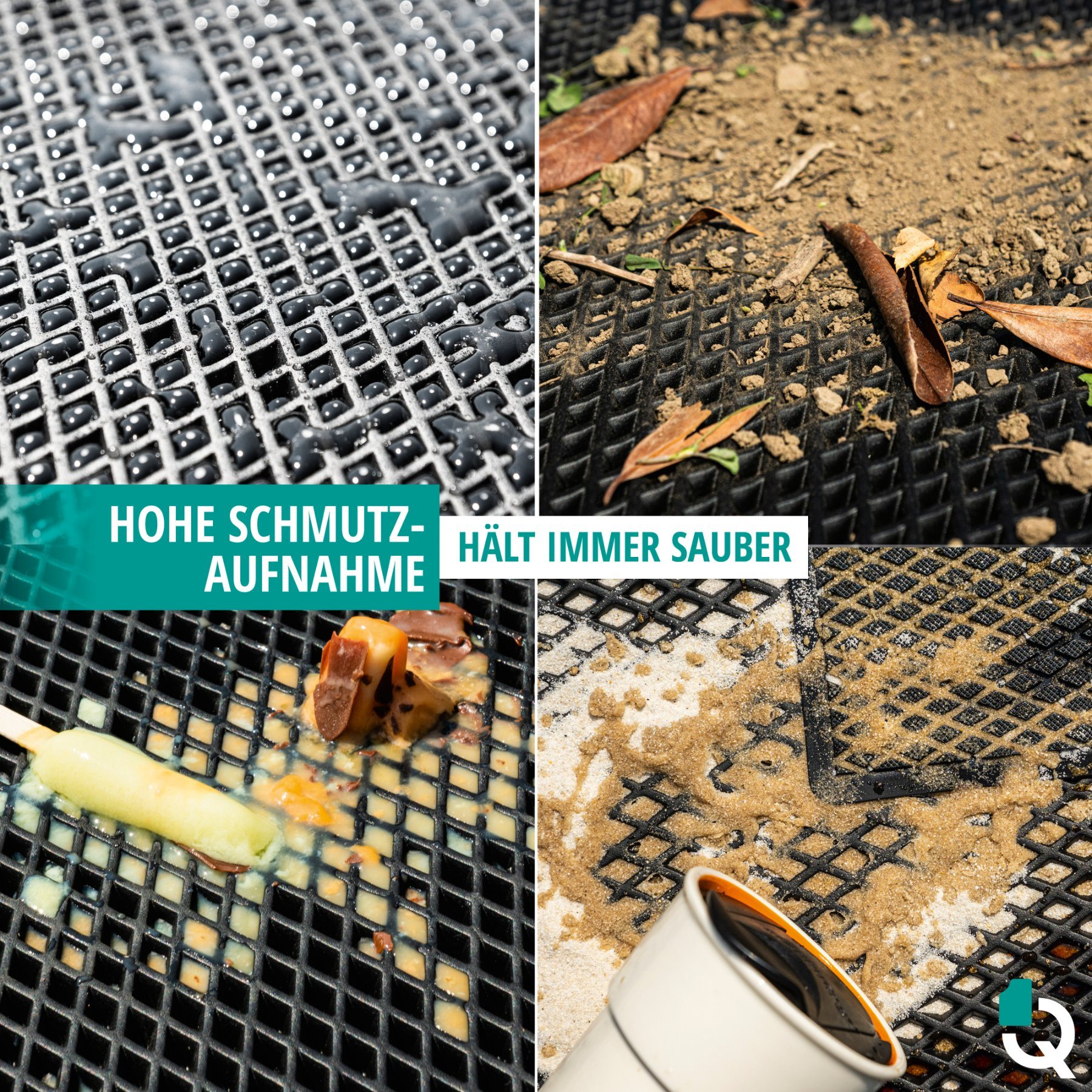 Gummimatten Qlean Mats für BMW X1 (F48) 11/2014-Heute, Autofußmatten aus EVA-Material