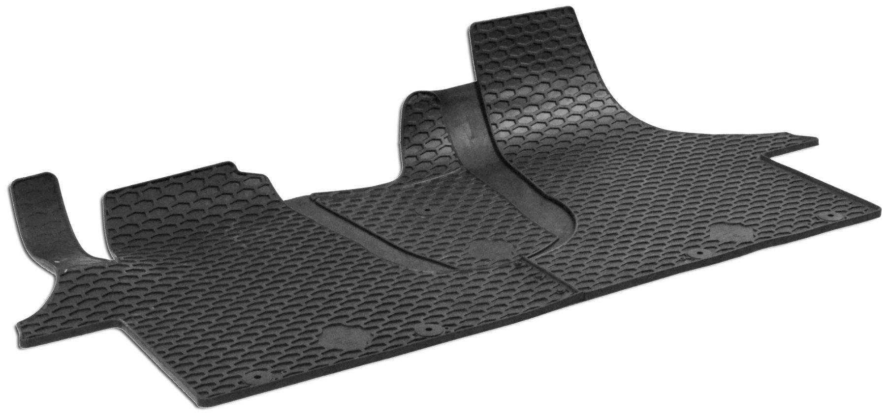 Tapis en caoutchouc DirtGuard pour VW T5 Facelift 2009 - 08/2015, VW T6 04/2015-2019