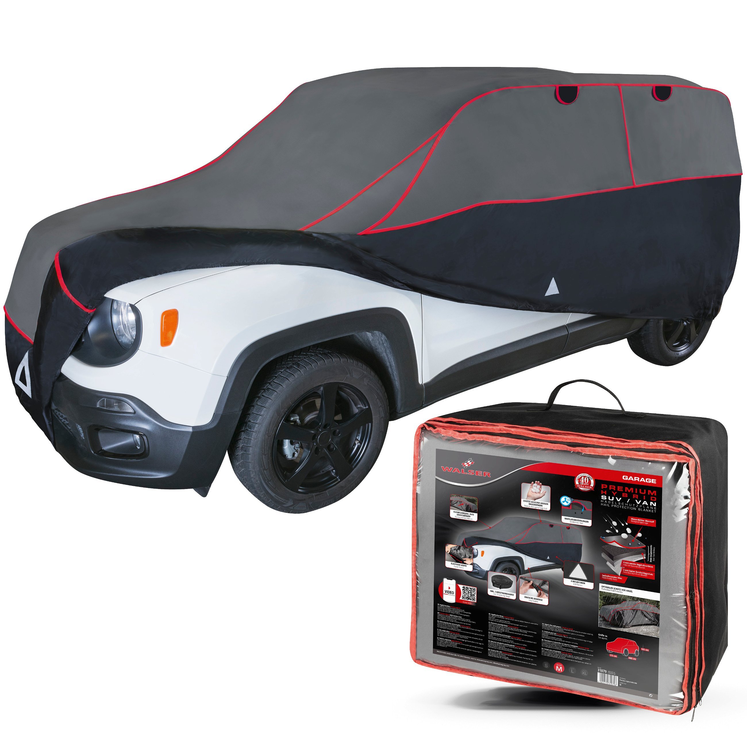 Car hail protection tarpaulin Premium Hybrid SUV size M