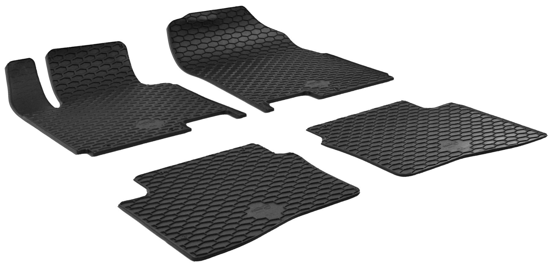 DirtGuard rubberen voetmatten geschikt voor Hyundai i20 (GB, IB) 11/2014-Vandaag