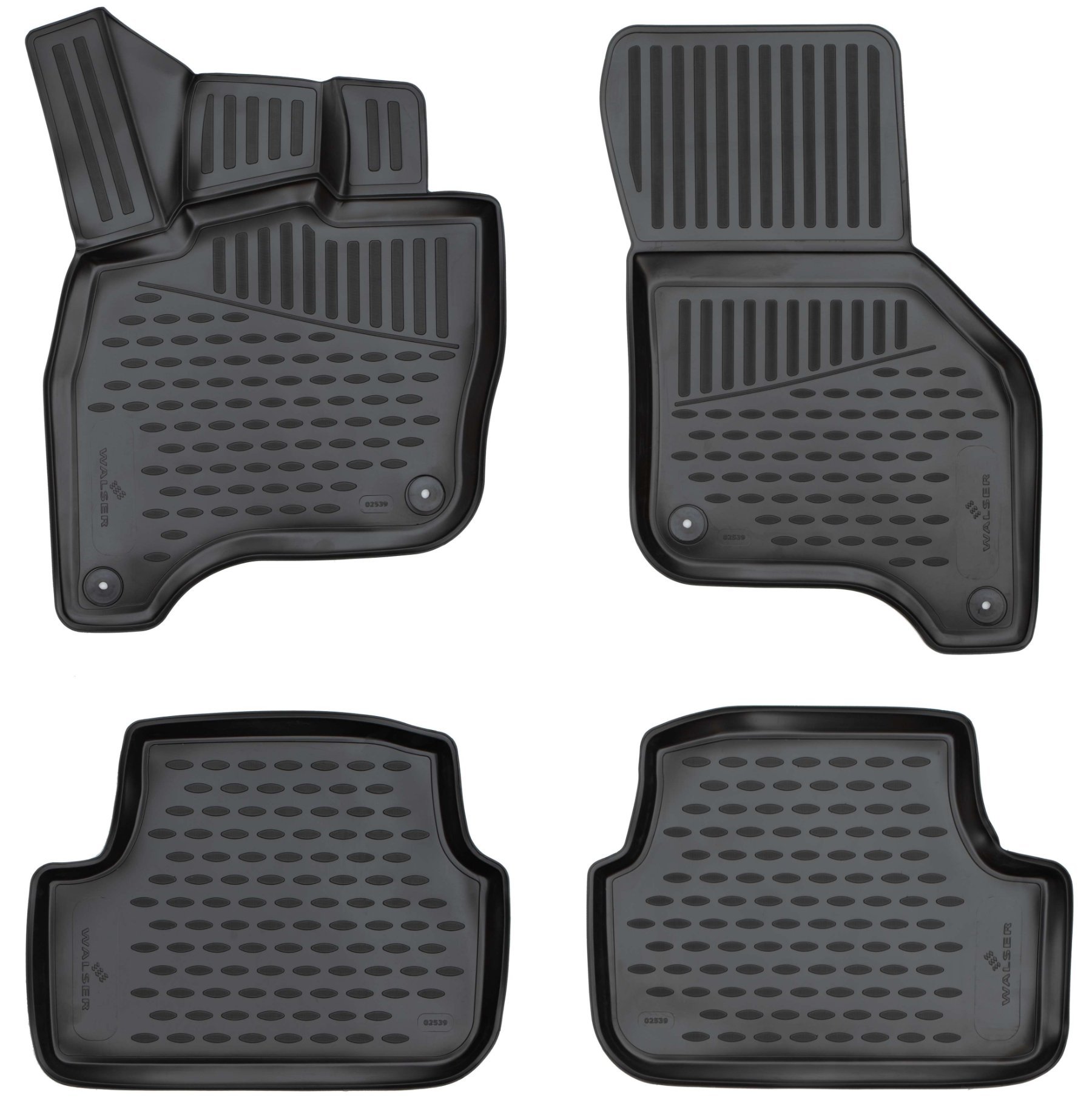 XTR Rubber Mats for VW eGolf 08 2012 Today Rubber mats for VW
