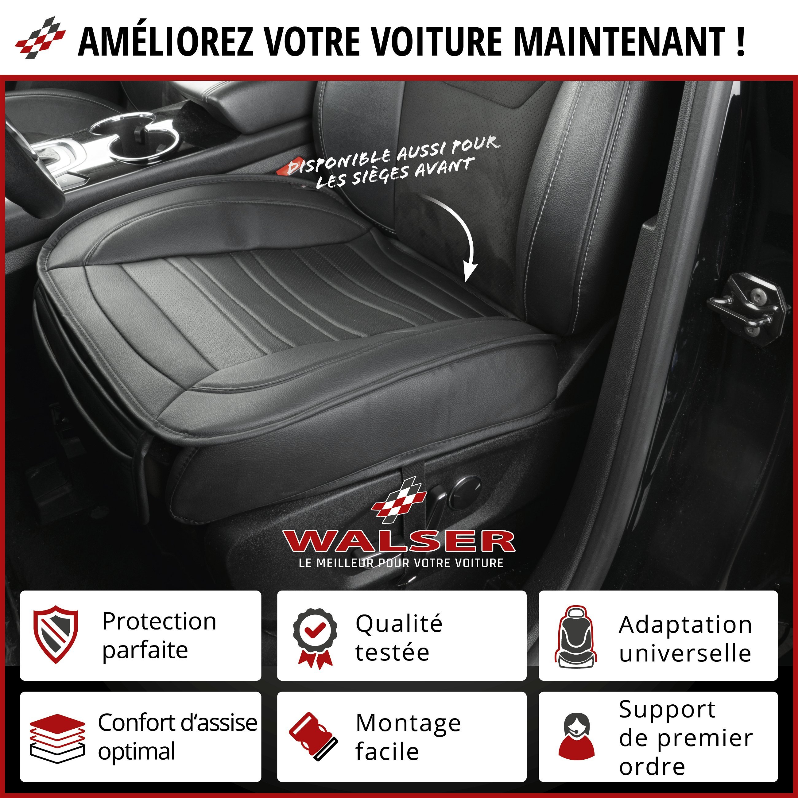 Couvre-siège pour voiture Fernando, siège arrière, protège-siège