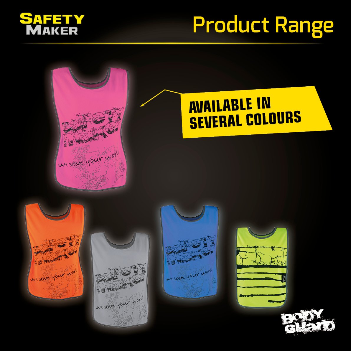 Reflective leisure vest S-M pink