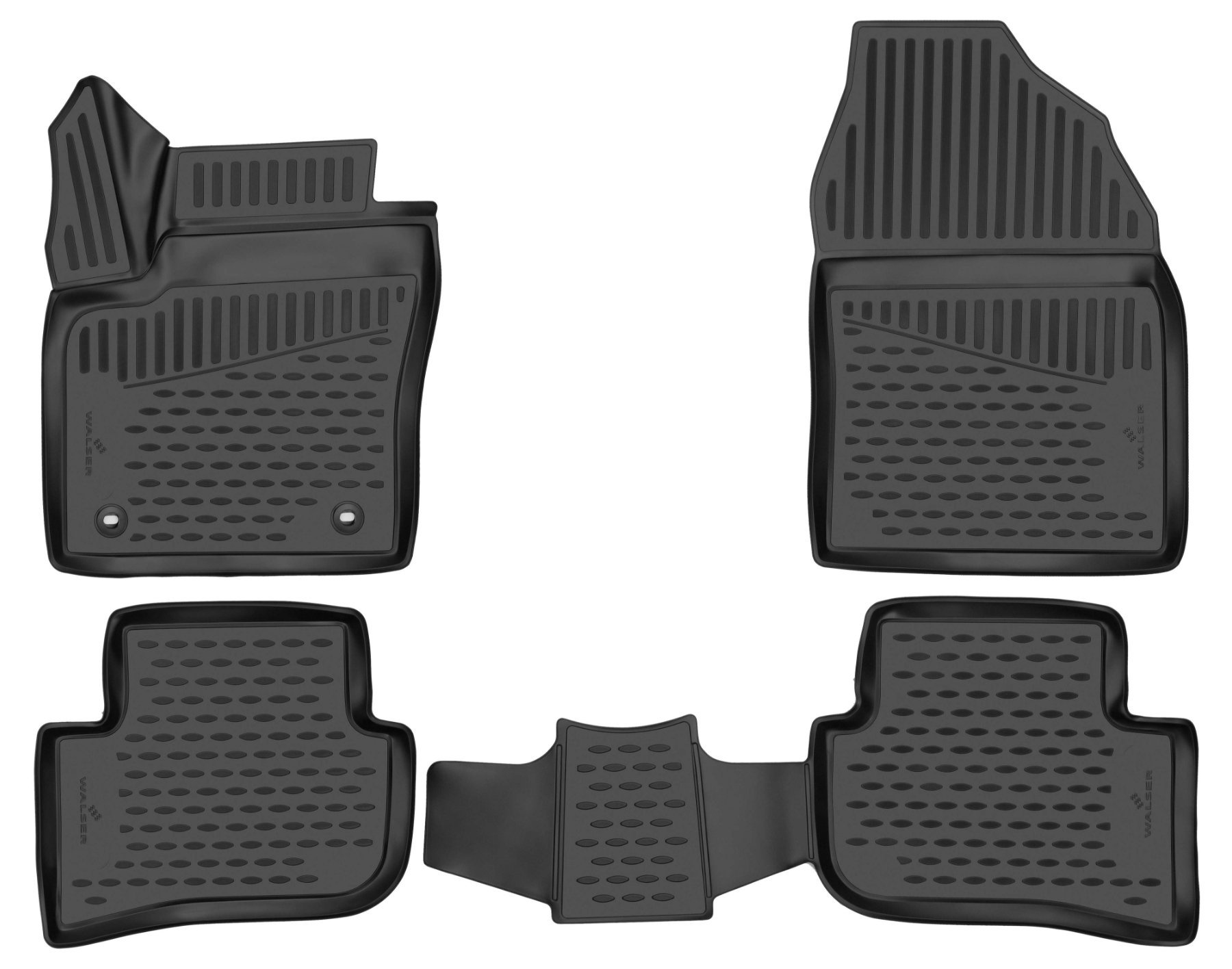 XTR Rubber mats for Toyota C-HR (X1) 10/2016-Today, all-wheel