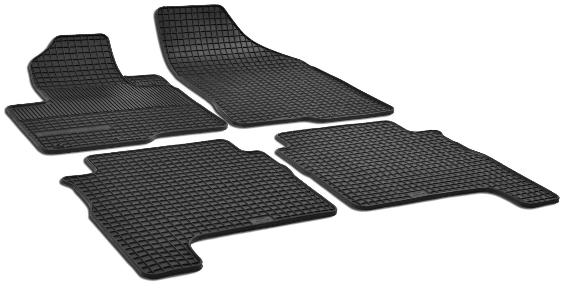 DirtGuard rubberen voetmatten geschikt voor Hyundai Santa Fe II 10/2005-03/2015