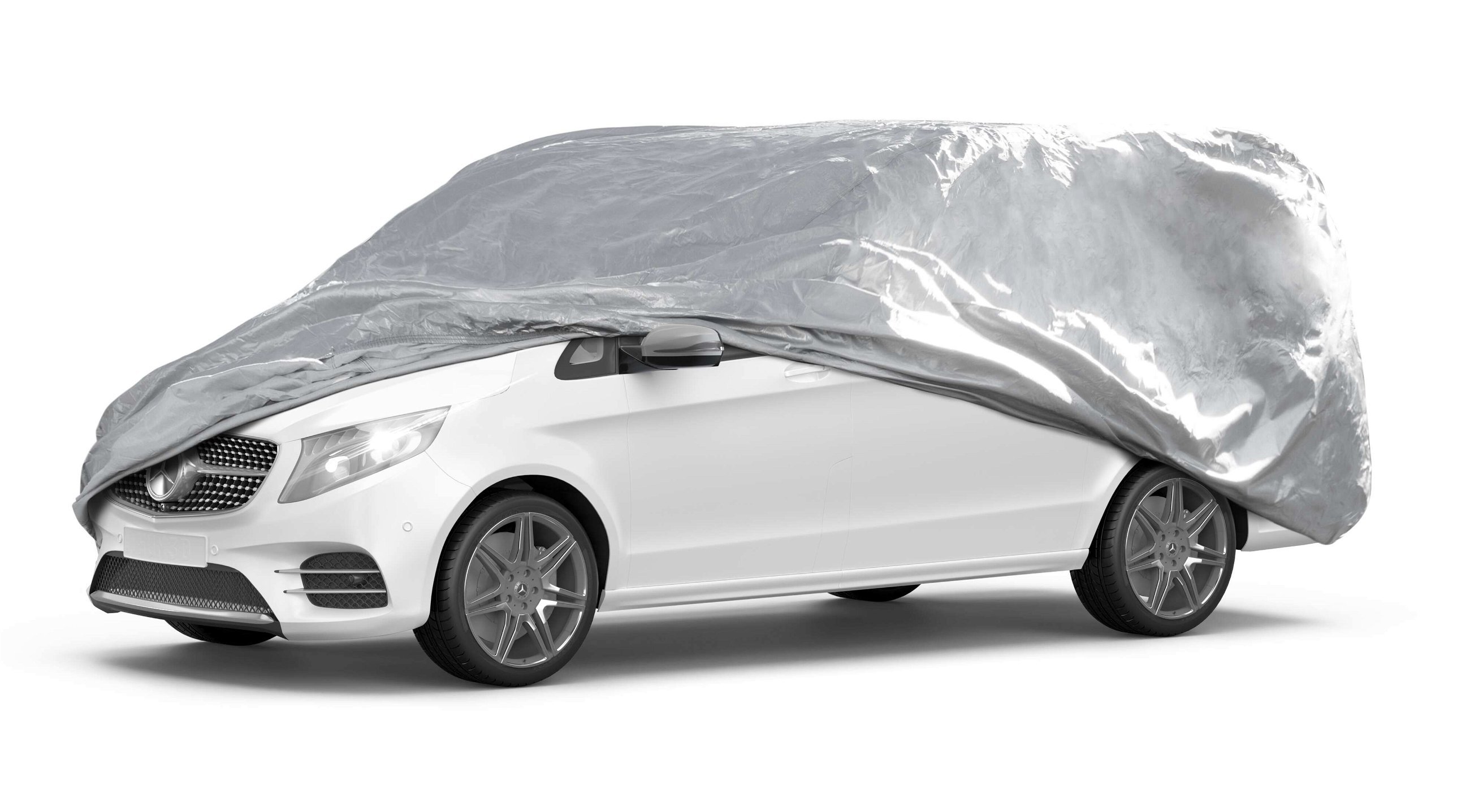Car cover All Weather Basic, bus car cover size XL silver