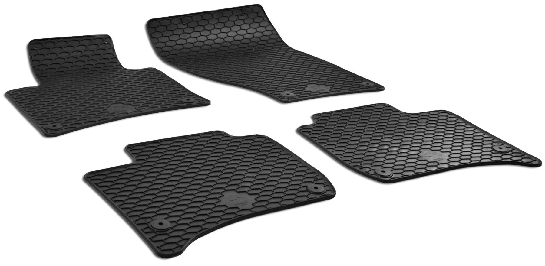 DirtGuard rubberen voetmatten geschikt voor VW Touareg 01/2010-12/2018, Porsche Cayenne 06/2010-Vandaag