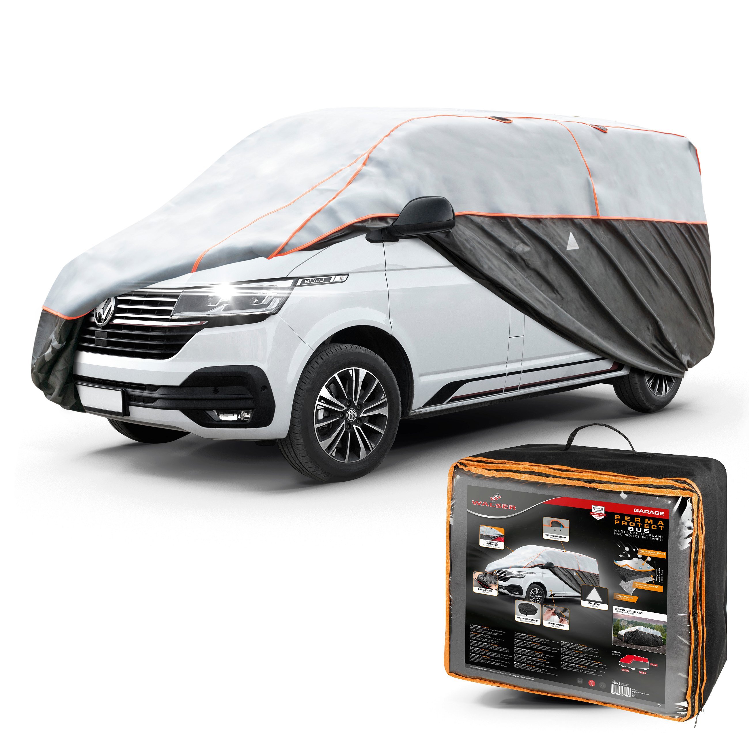 Bus Hagelschutzplane Perma Protect, Transporter-Hagelschutzgarage Größe L