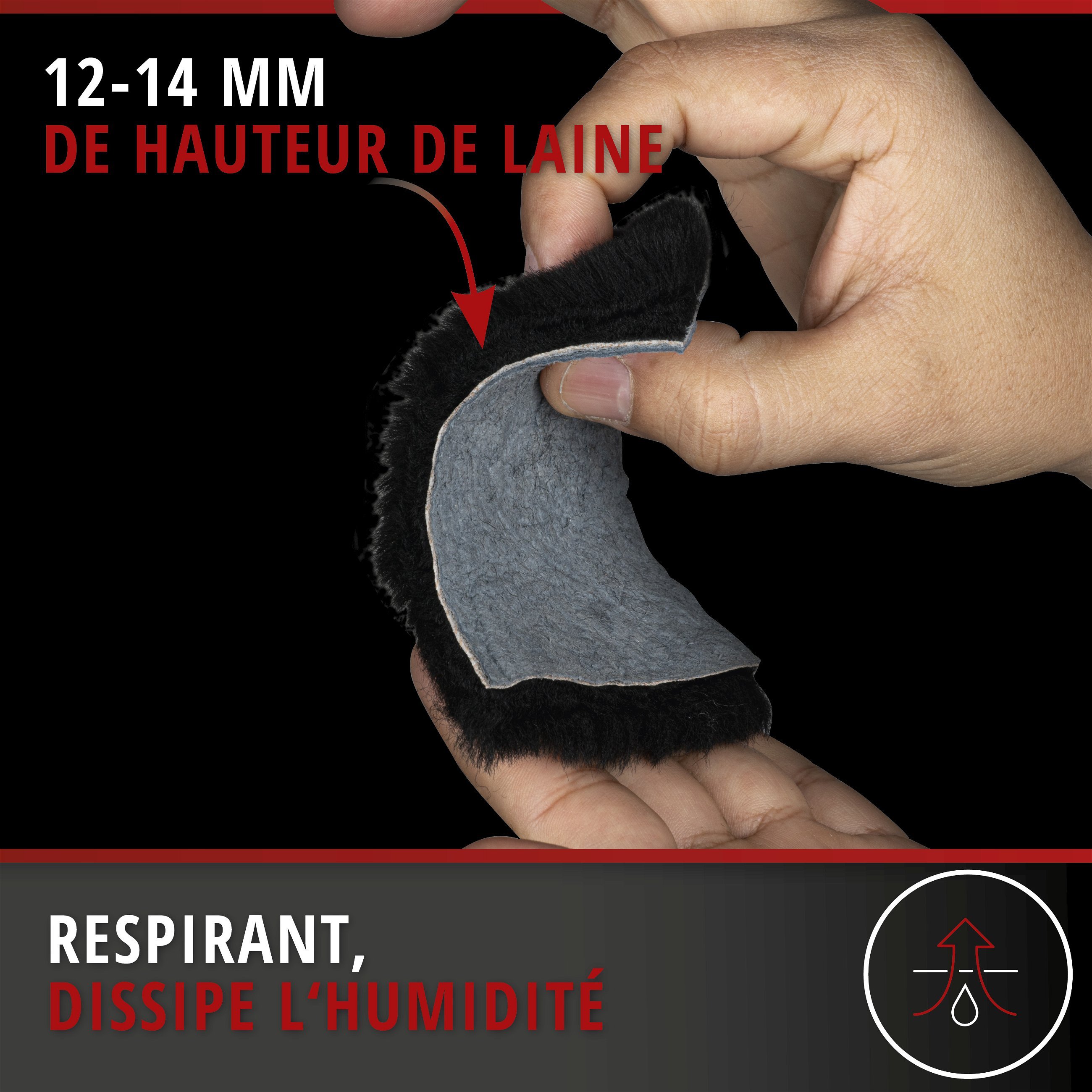 Housses de sièges Iva en agneau noir avec système informatique ZIPP