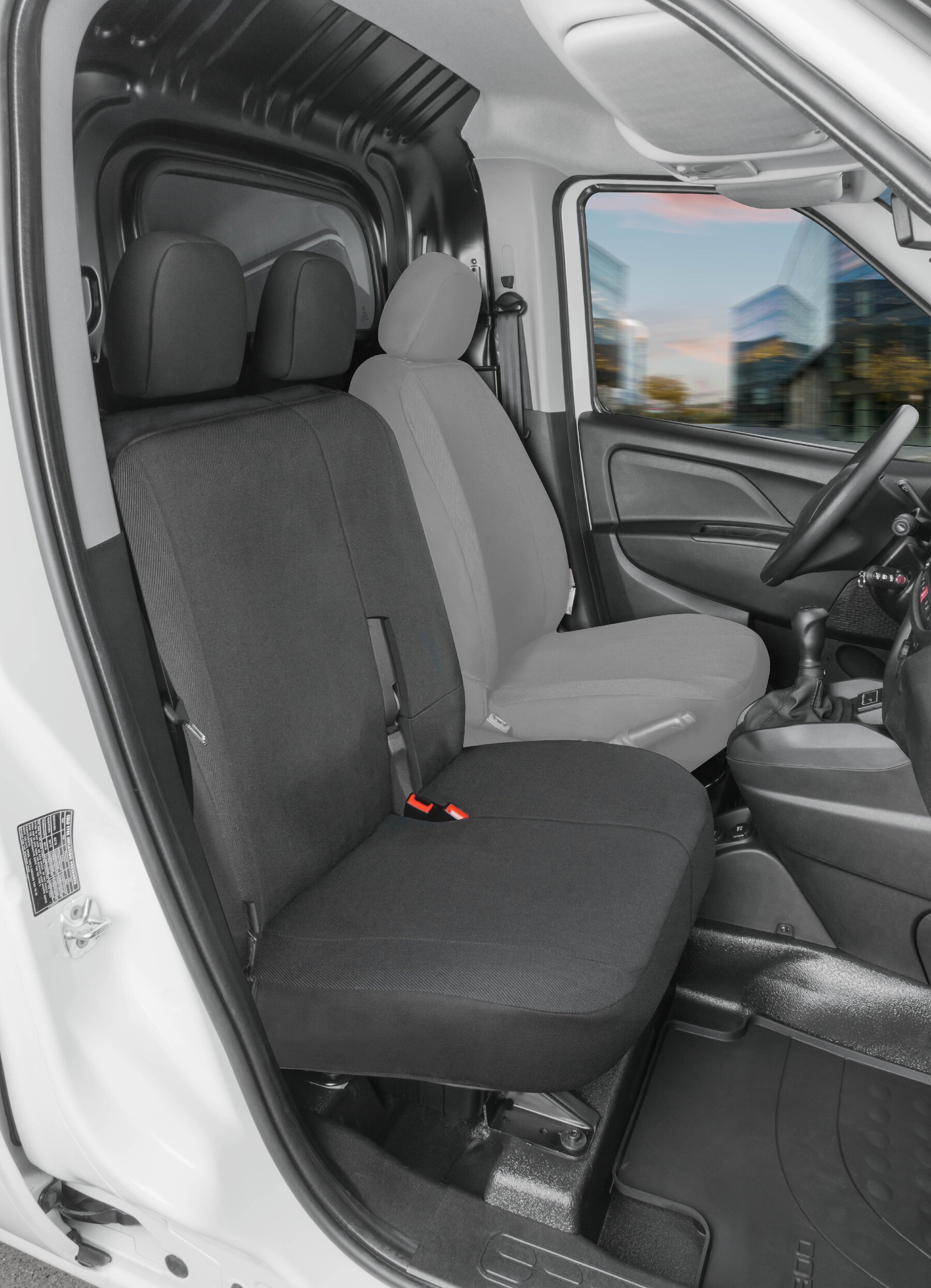 Passform Sitzbezug aus Stoff kompatibel mit Ford Transit Connect