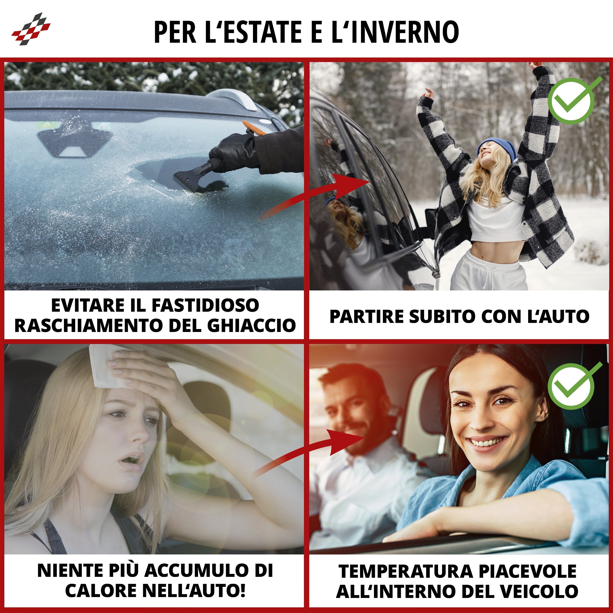 Pellicola di ghiaccio per finestre 200x70
