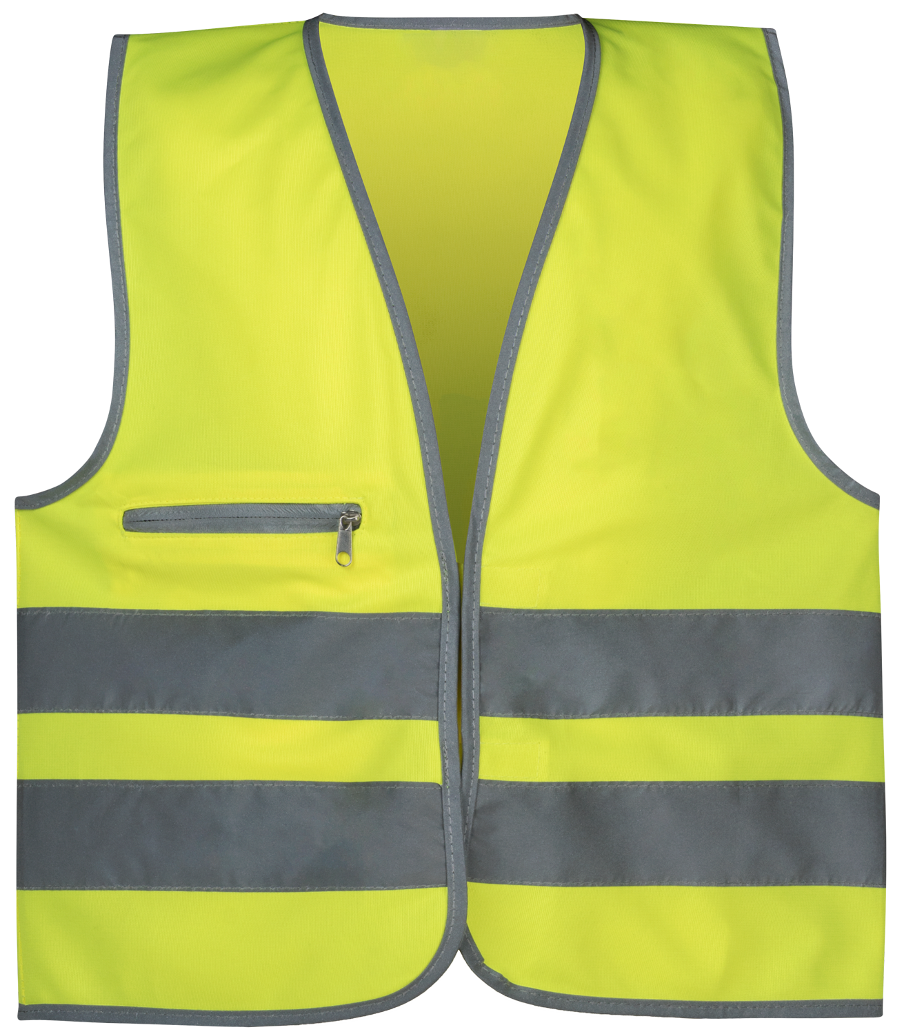 Safety Maker Veiligheidsvest voor kinderen, hoge zichtbaarheidsvest, reflecterend vest, reflecterend voor 3-6 jaar, geel