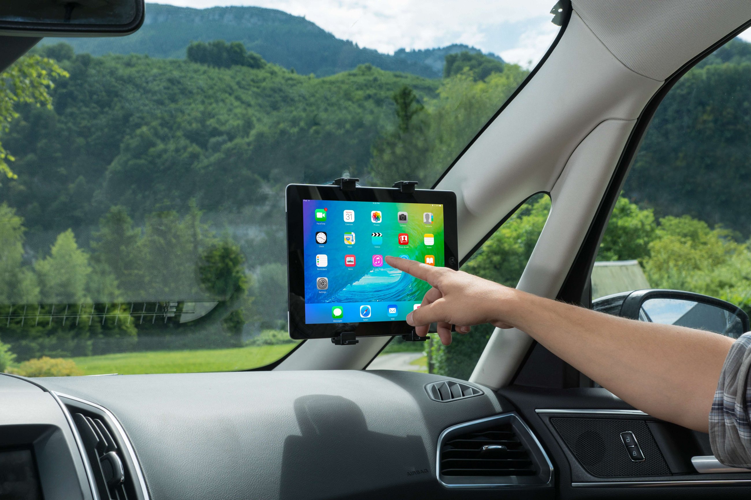 Universele tablethouder voor auto, zuignapbevestiging 10 inch