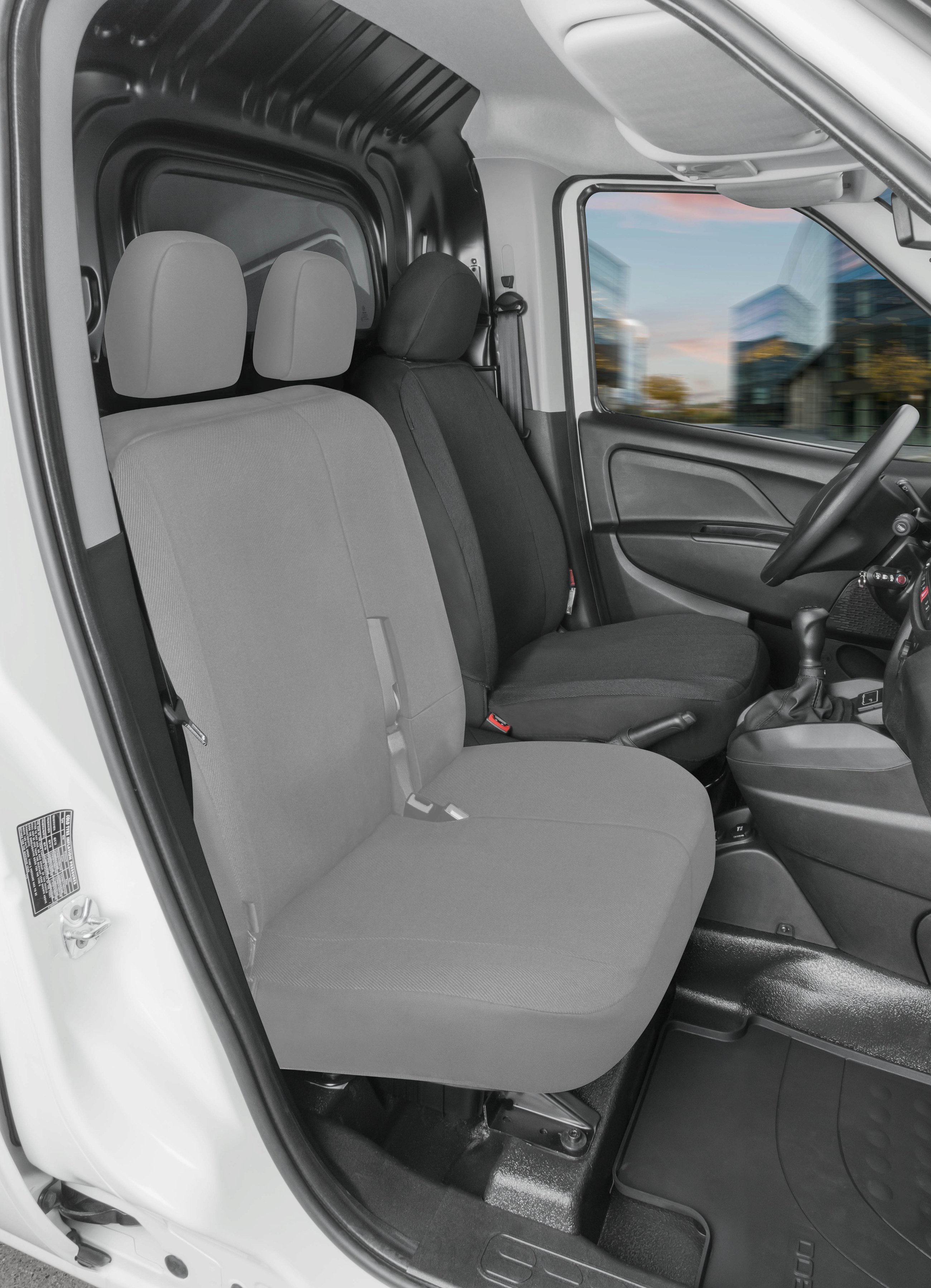 Housse de siège Transporter en tissu pour Ford Transit Connect, siège conducteur unique