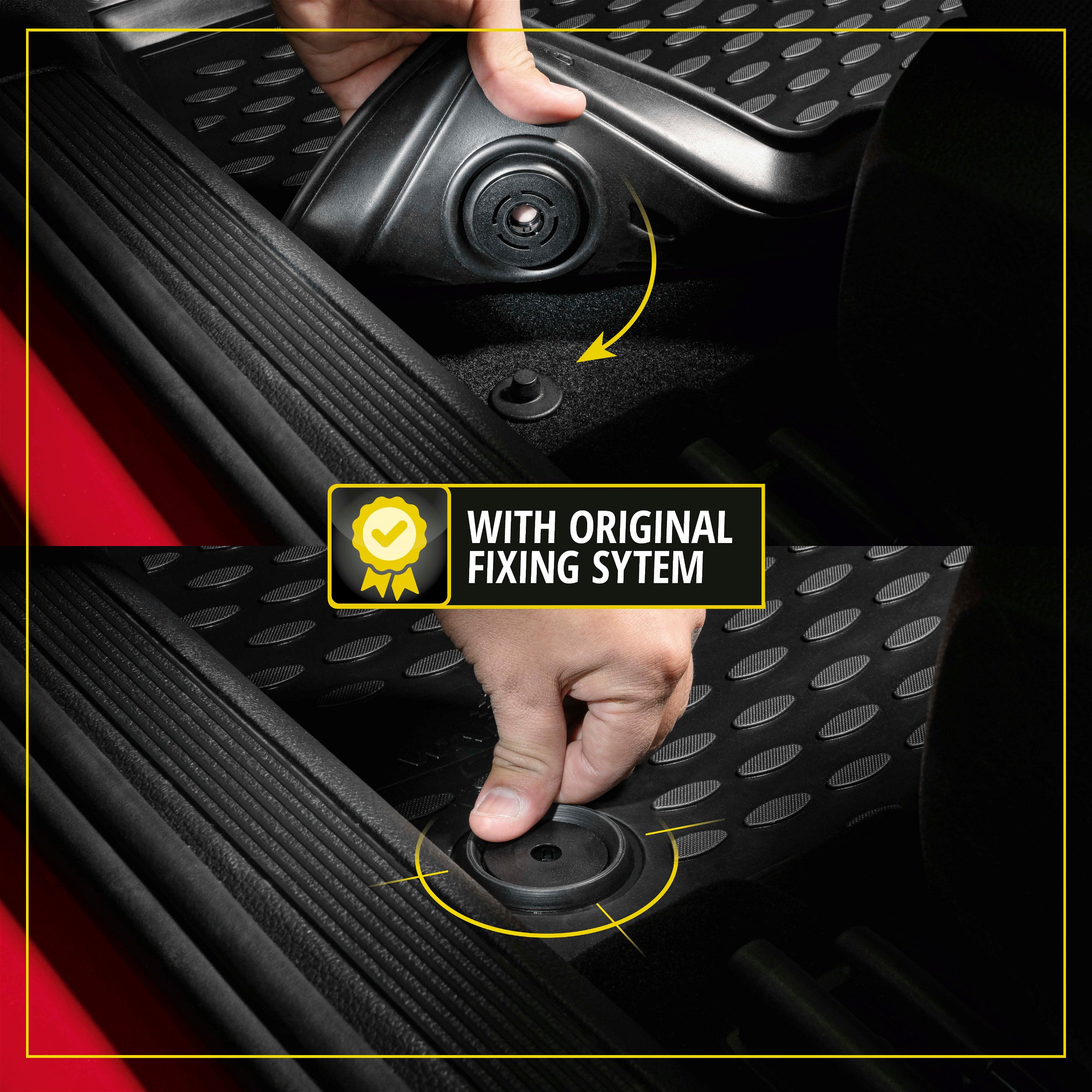 XTR Rubber Mats for Seat Ibiza IV ST 03/2010 - 07/2016