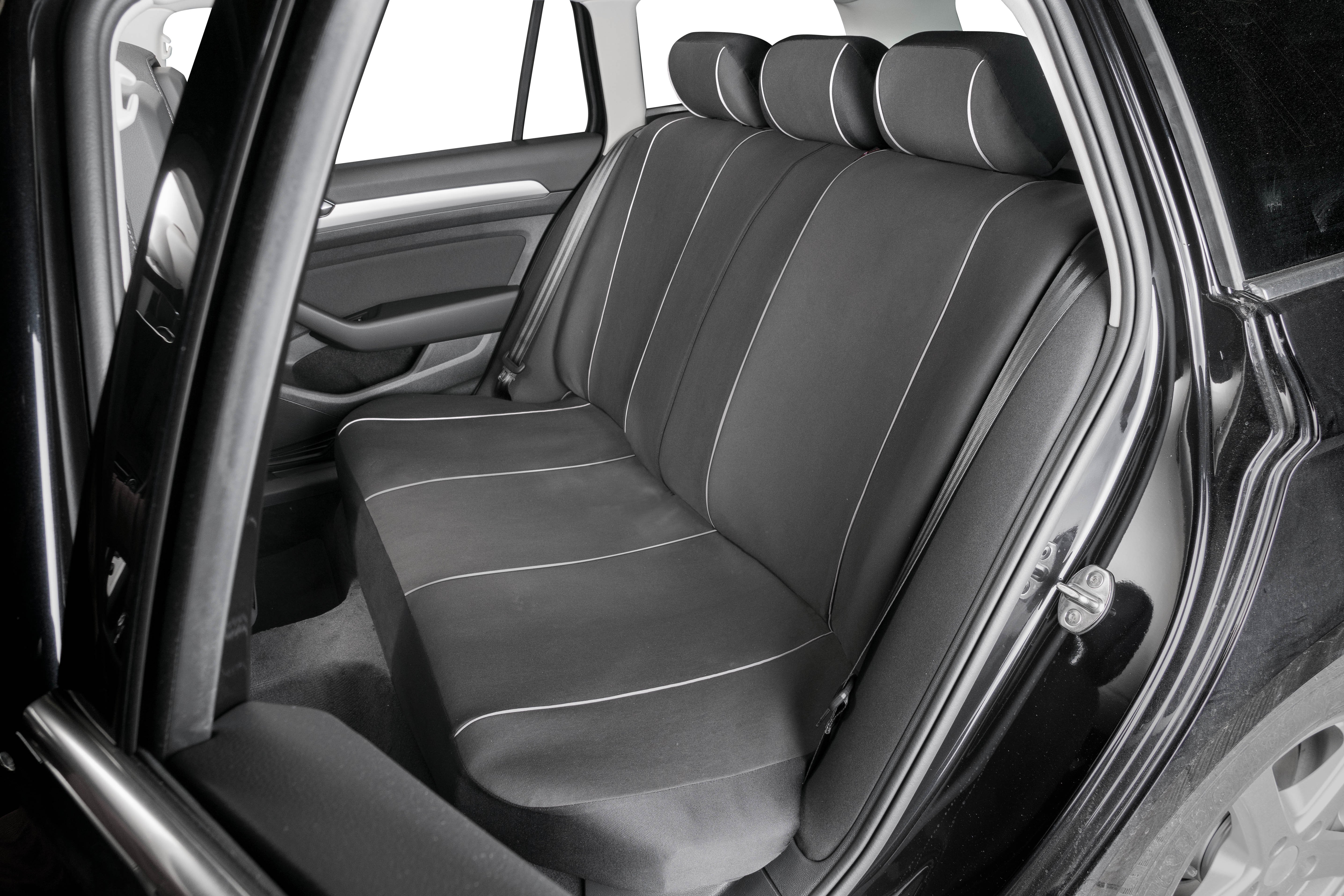 Car Seat Cover Modulo For Rear Seat Bench 3 Parts Cloth Seat