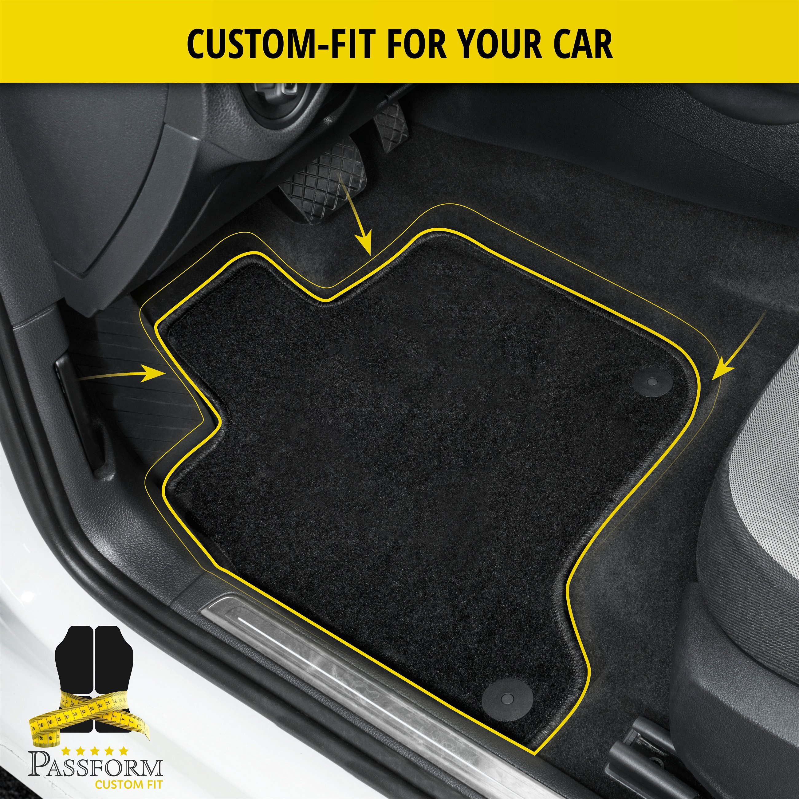 Floor mats for Citroen C8 06/2002-Today